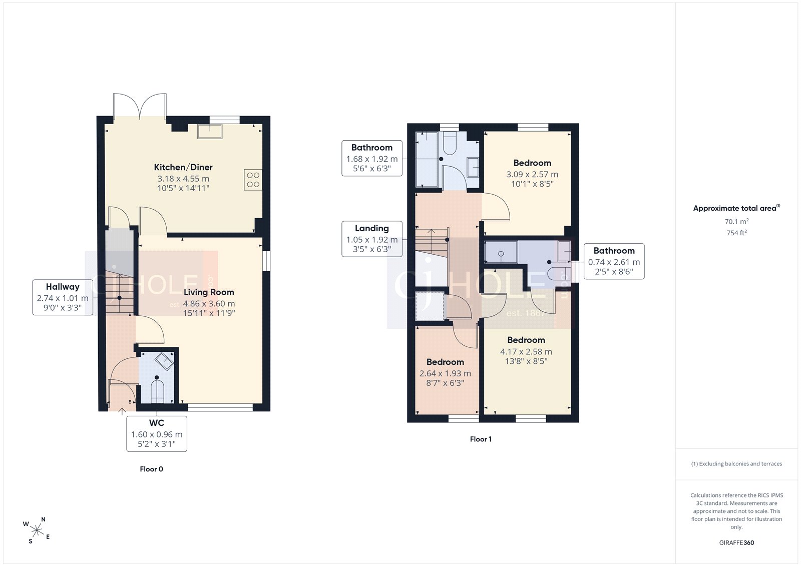 142, Barley Fields, Bristol floorplan