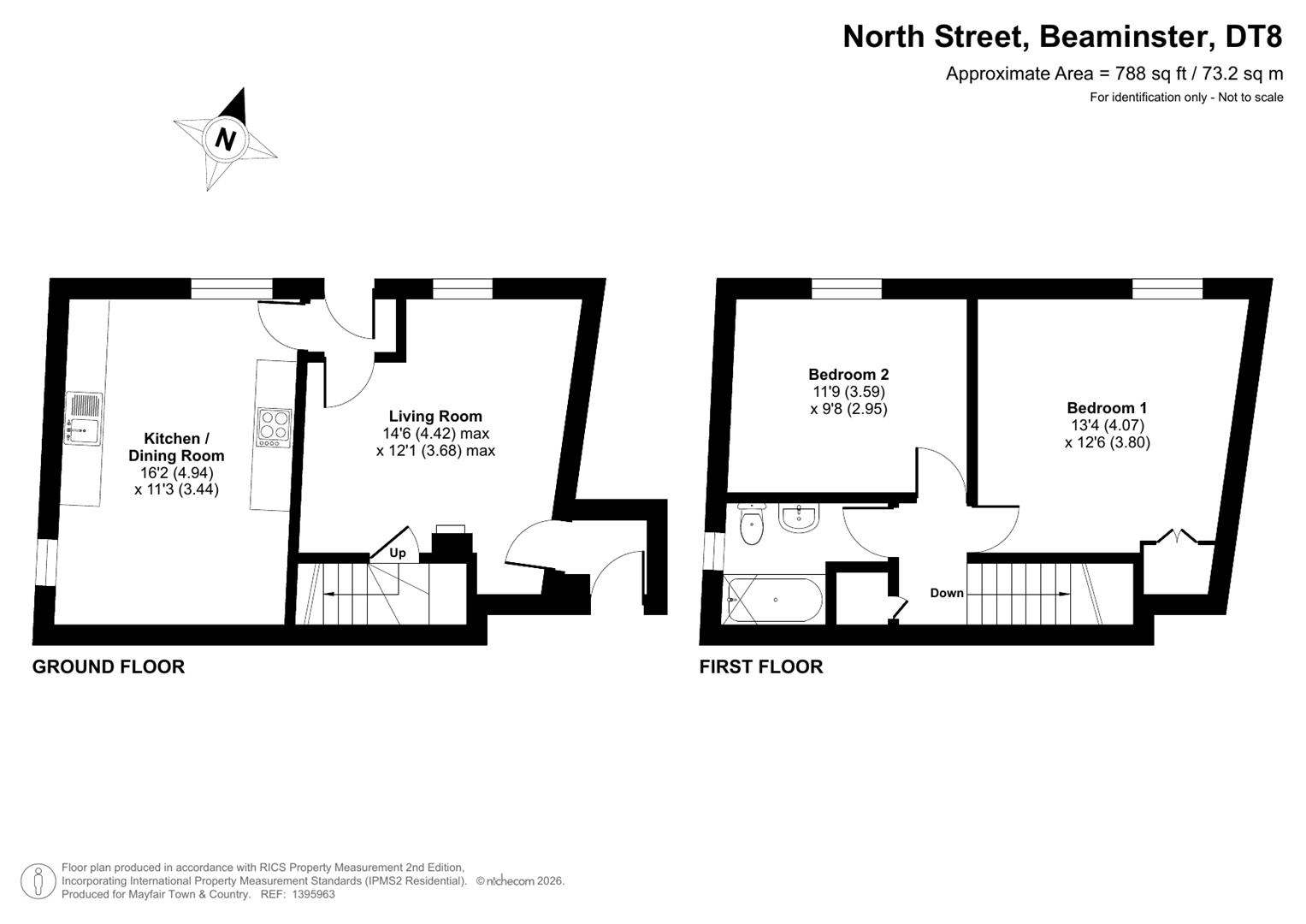 20, North Street, Beaminster floorplan