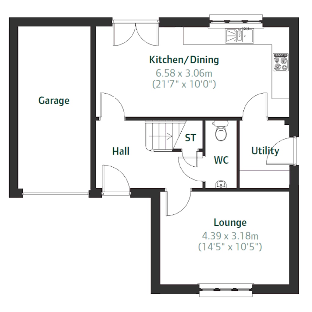 4 Bedrooms Detached house for sale in 