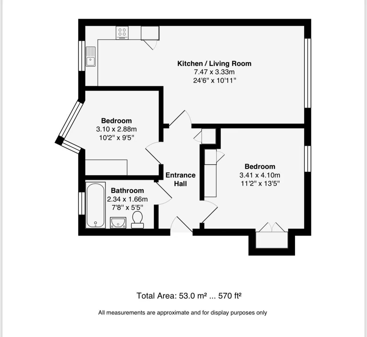 Omega Place, London floorplan