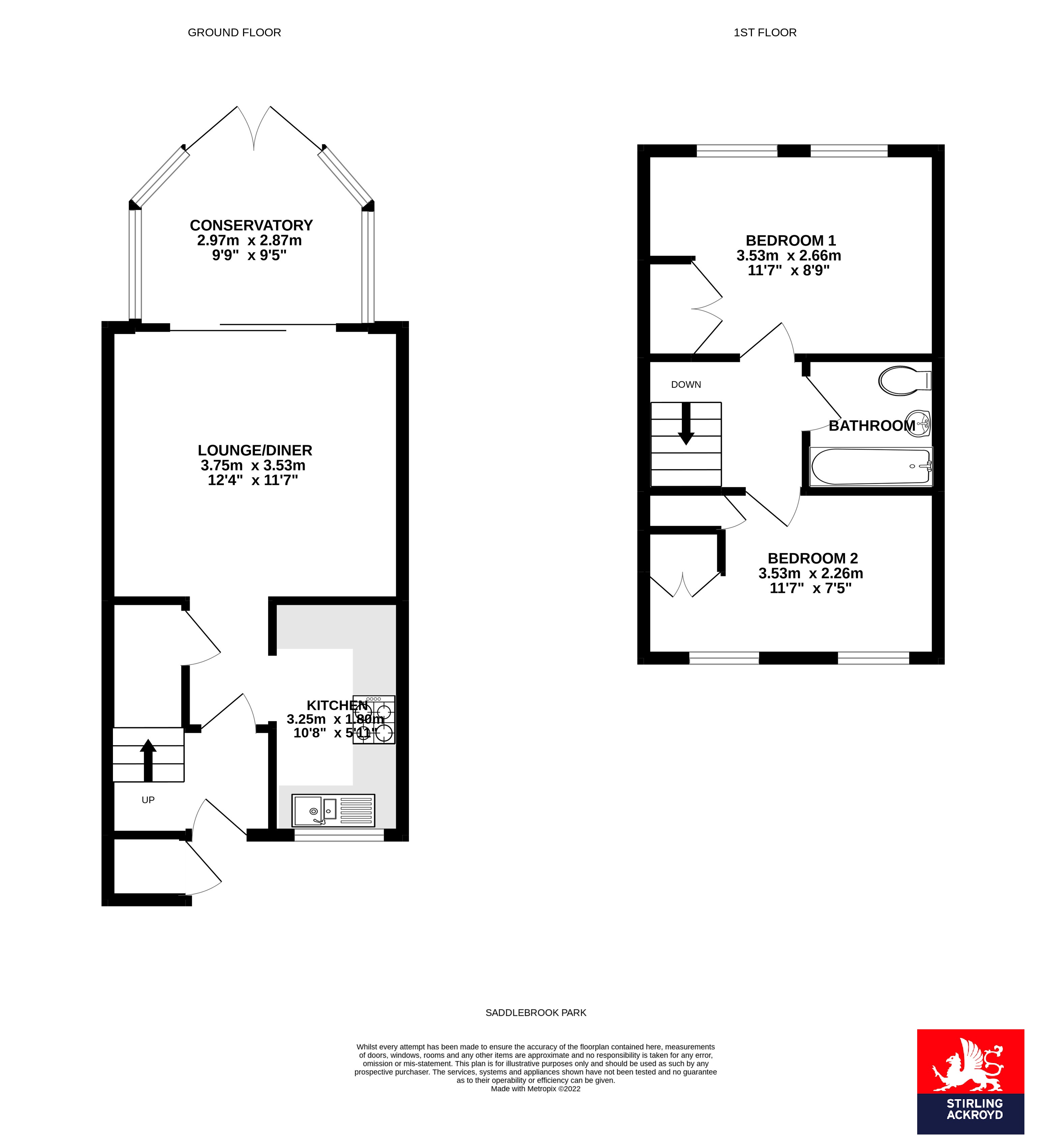 Saddlebrook Park, Surrey floorplan