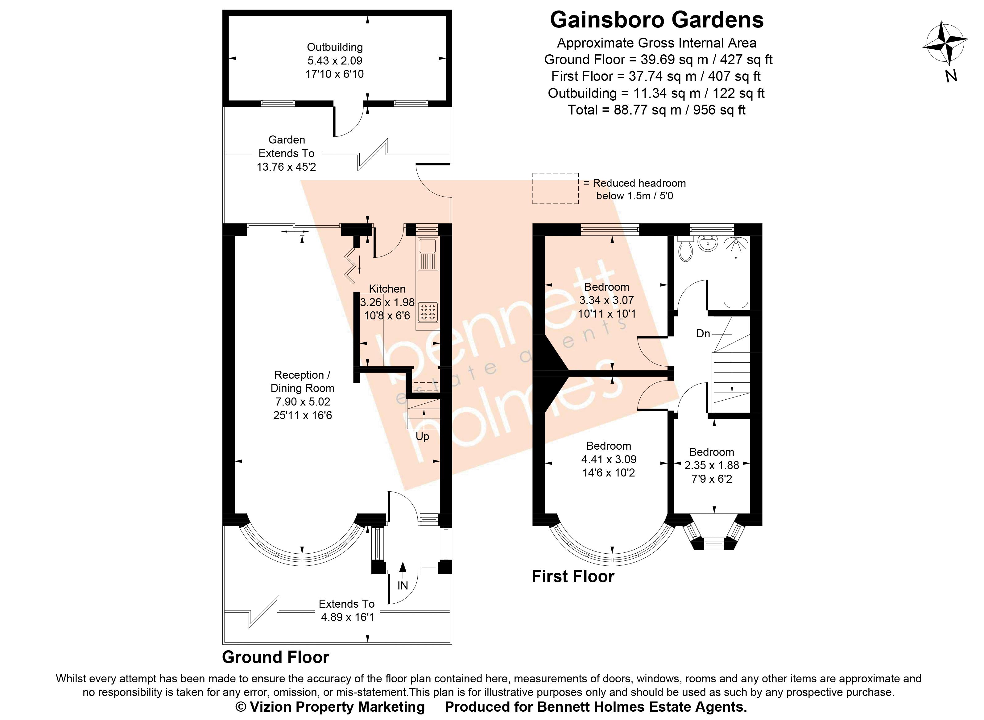 Gainsboro Gardens, Greenford floorplan