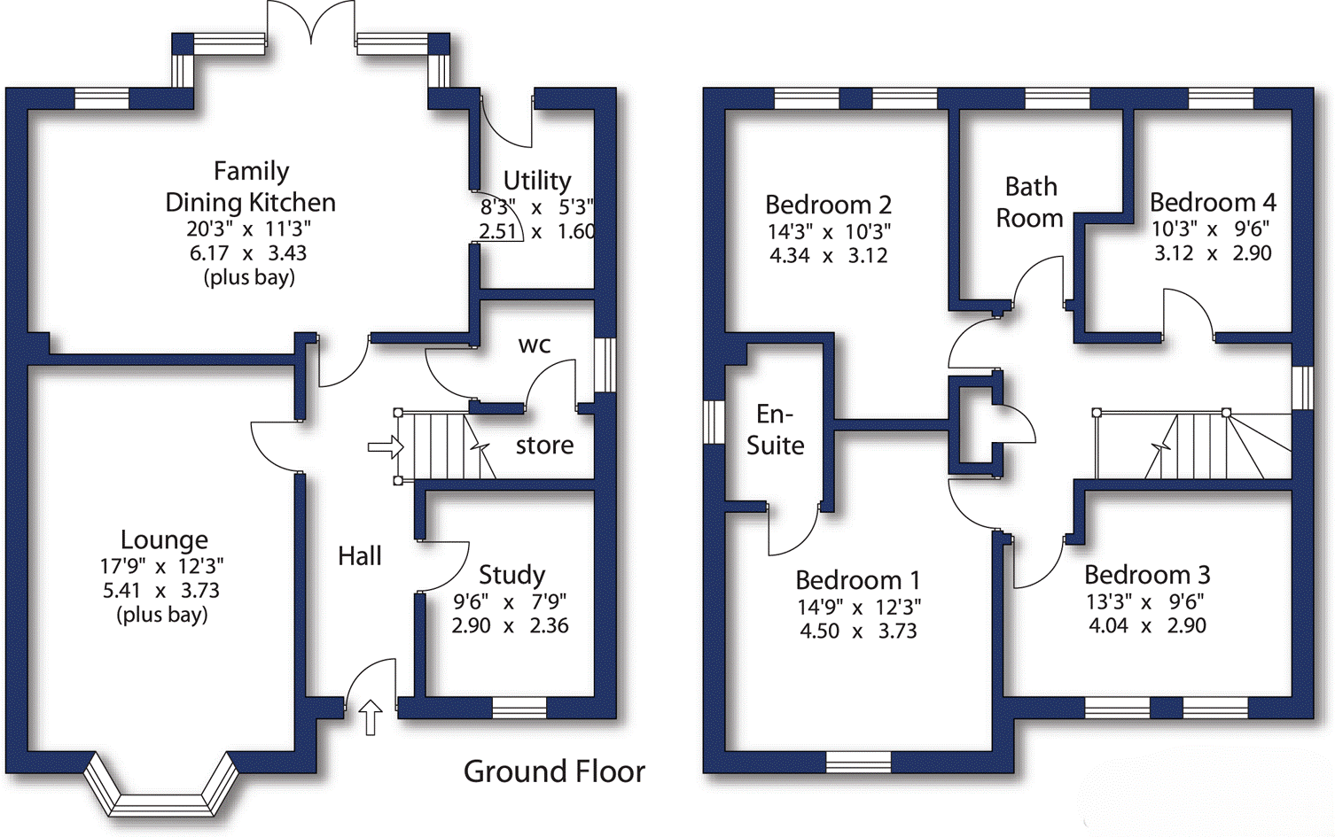 1, Field View, West Yorkshire floorplan