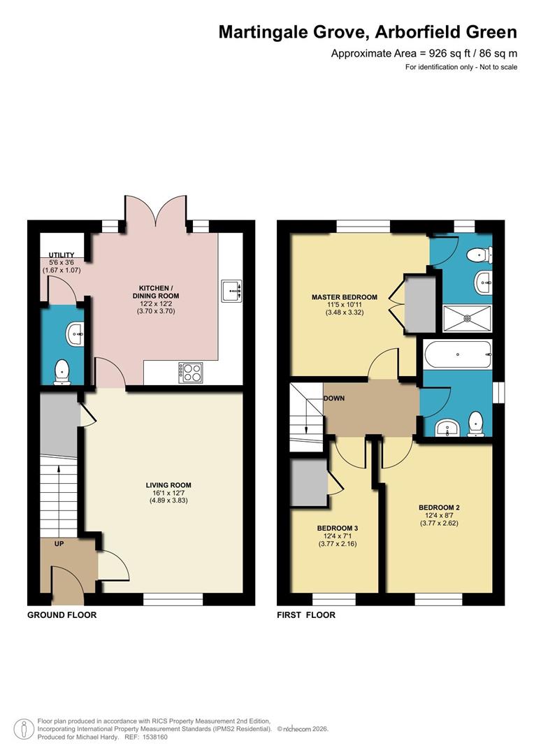 Martingale Grove, Arborfield Green floorplan