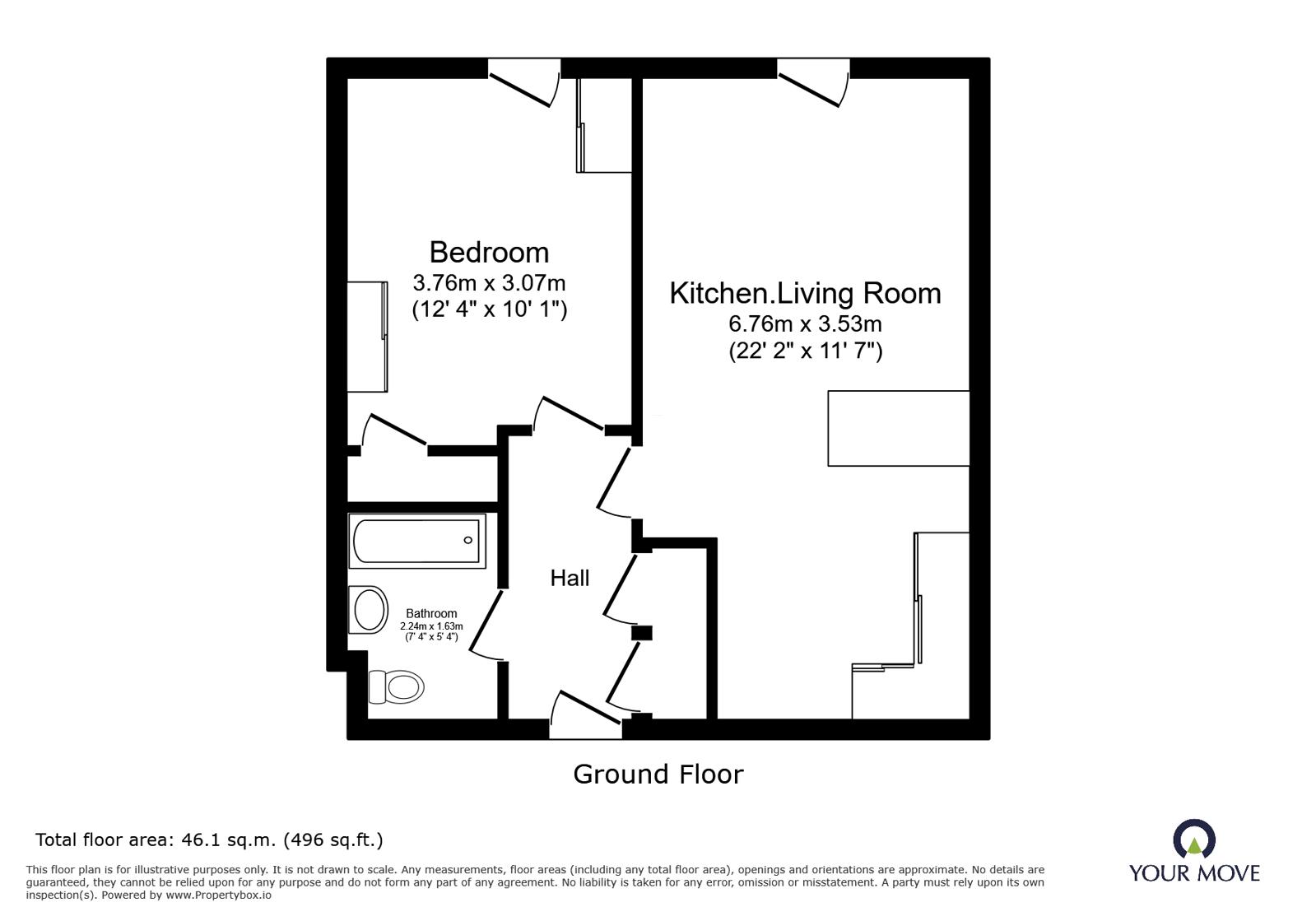 4 Shetland House,, Clydesdale Way, Belvedere floorplan