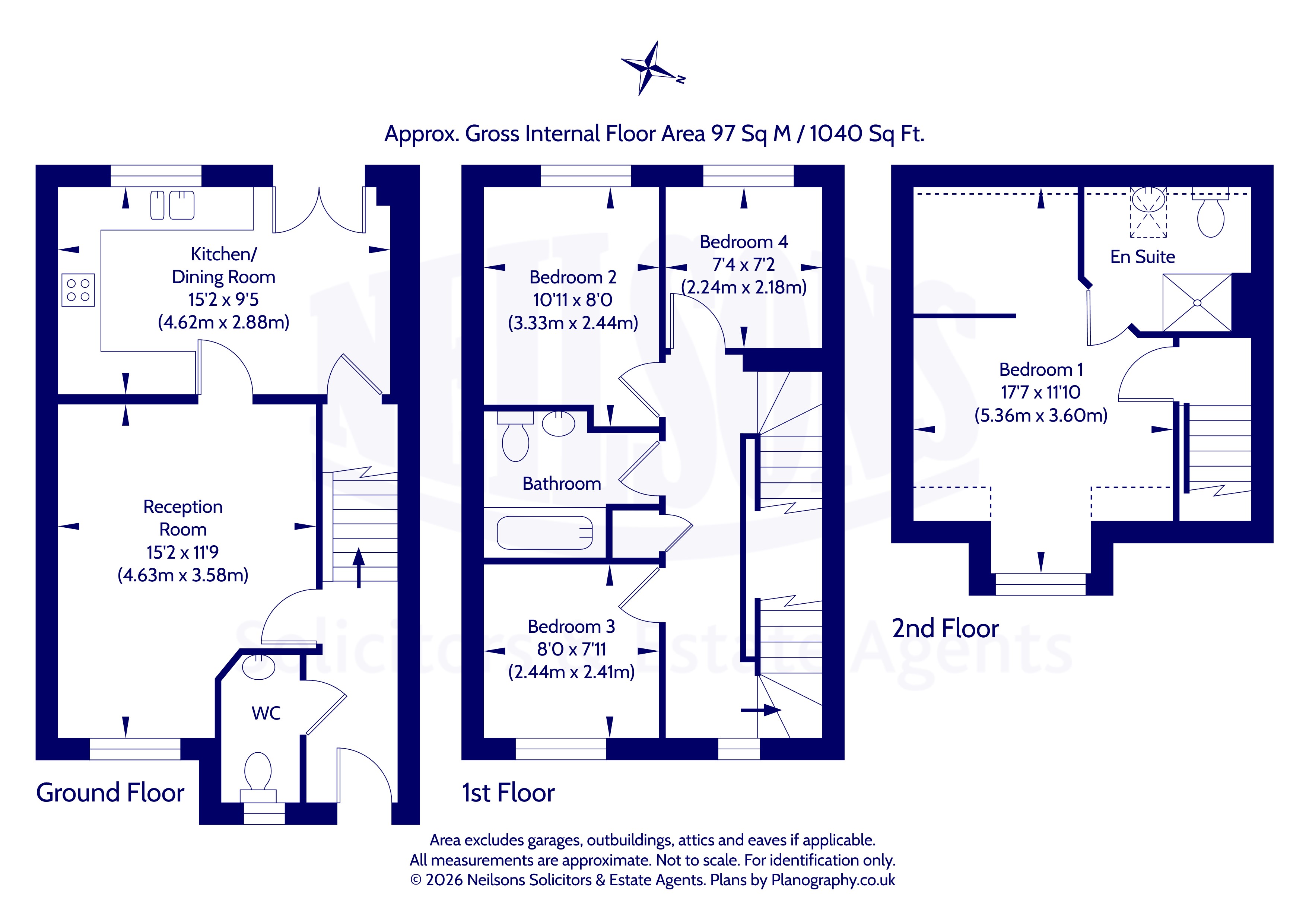 15, Larchwood Square, Edinburgh floorplan