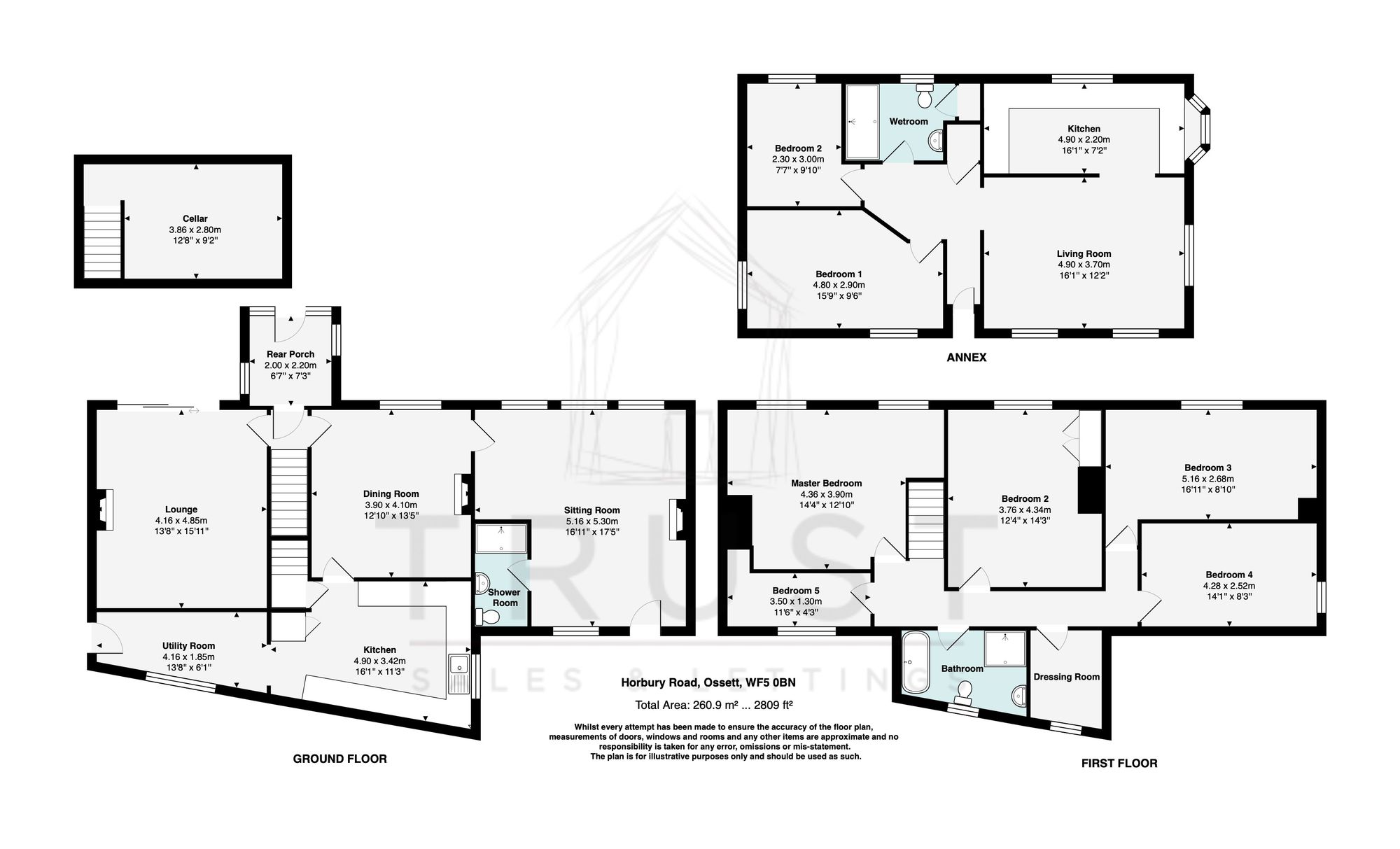 7 Horbury Road, Ossett floorplan