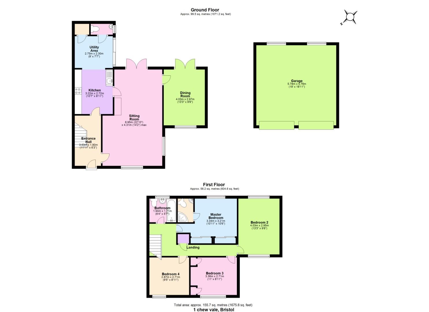Chew Vale Cottages, Keynsham, Bristol BS31, 4 bedroom end terrace house for sale 61731097