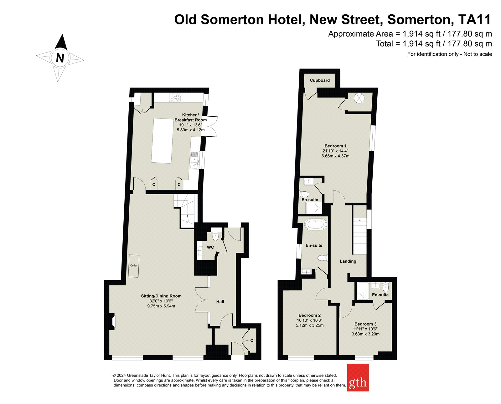 2 Old Somerton Hotel,, New Street, Somerset floorplan
