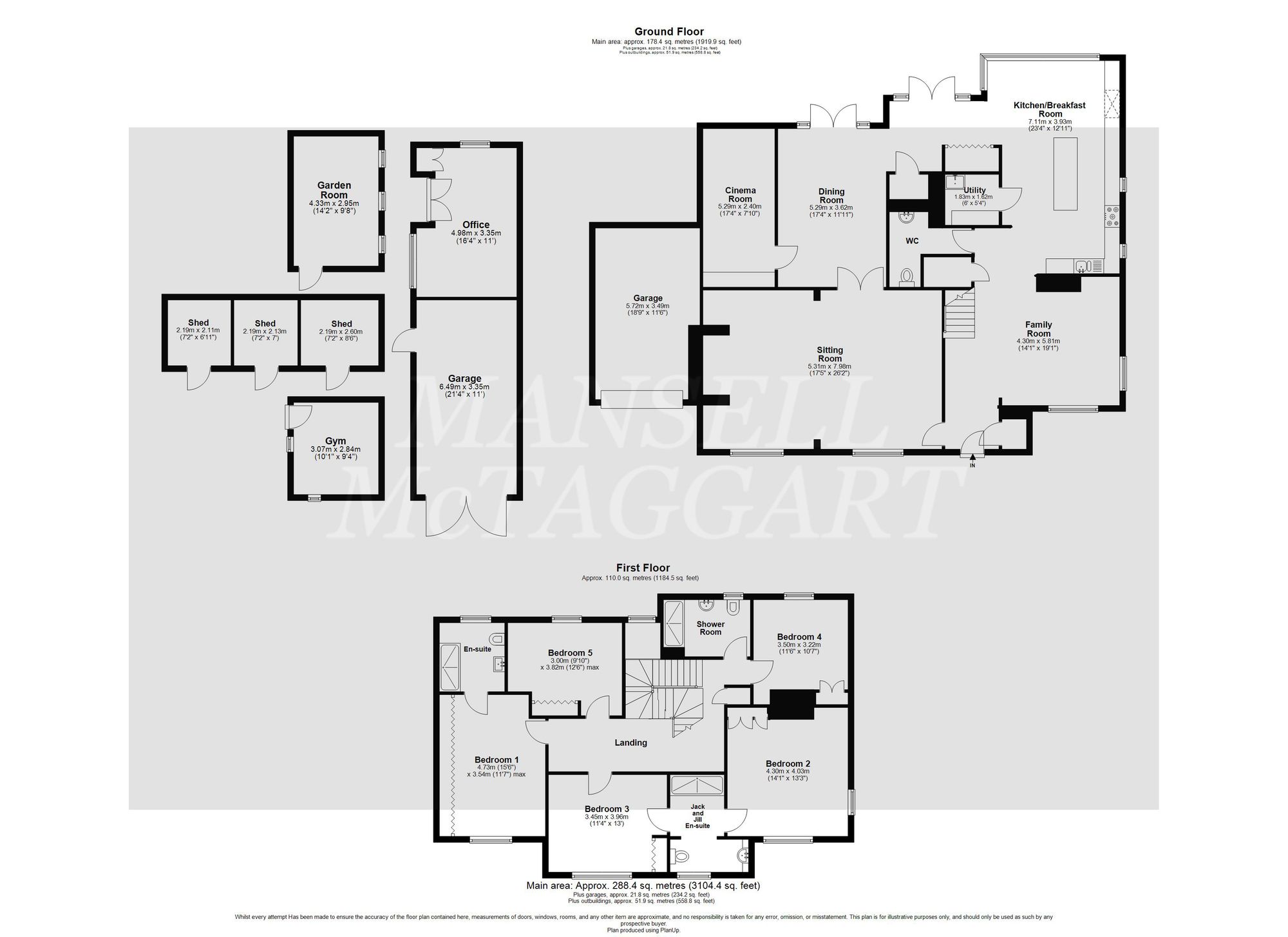 Wolding Yew Lane, East Grinstead floorplan