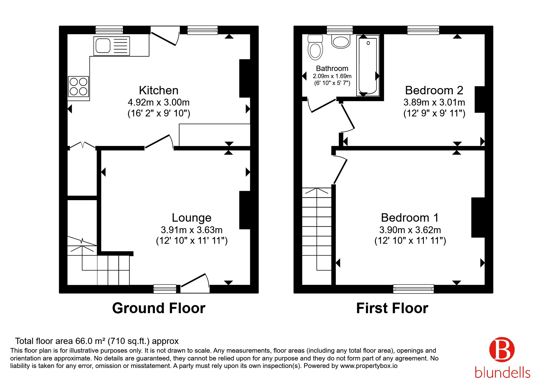 150, Chesterfield Road, Derbyshire floorplan