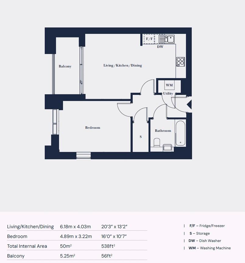 The Hyde, London floorplan