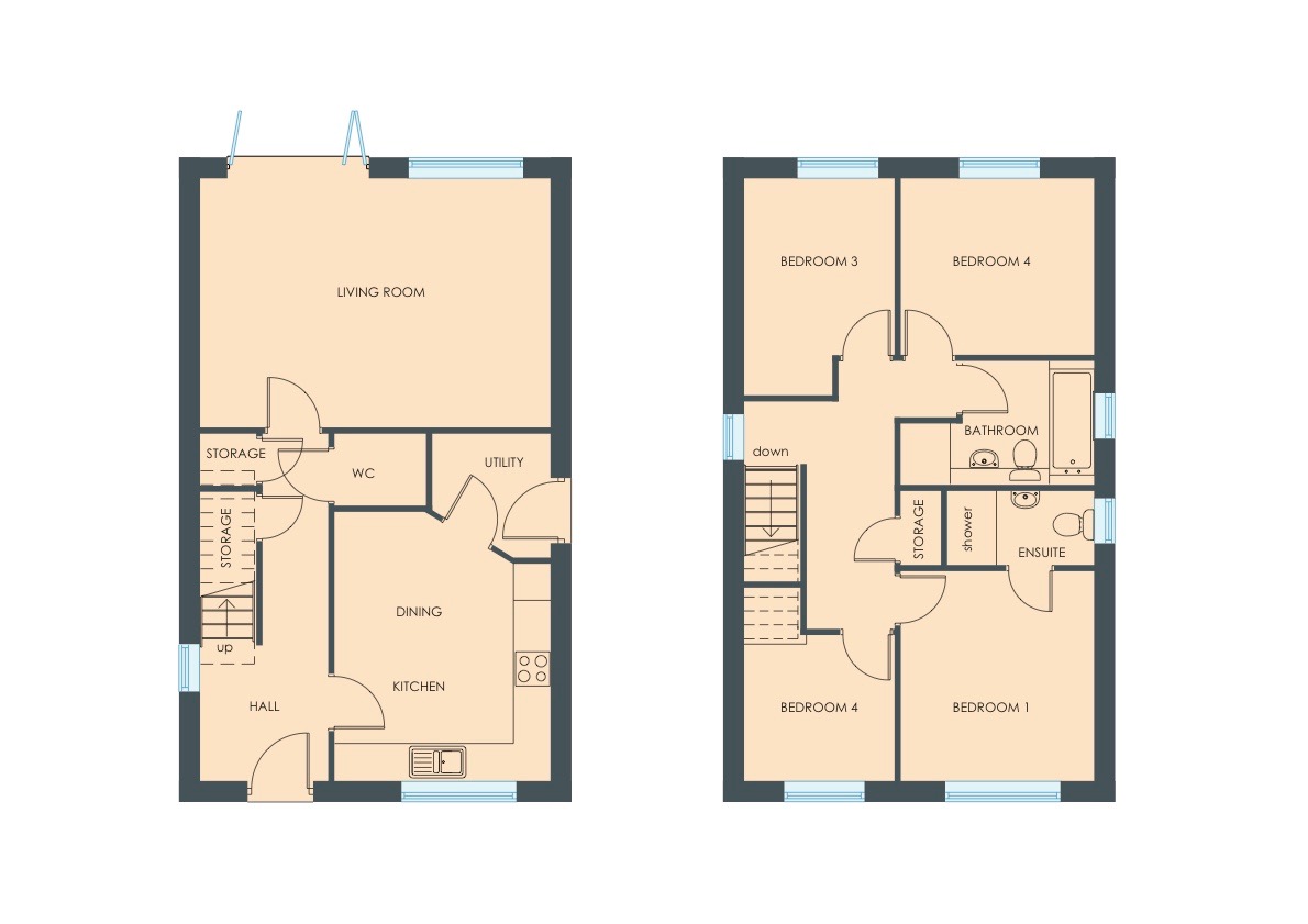 The Viceroy II, Plot 124 Jacksons Landing, Knottingley floorplan