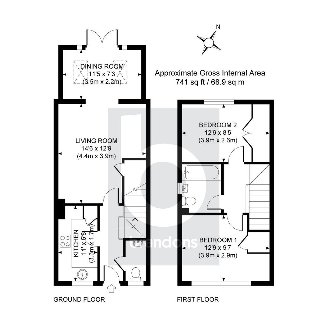 6, Jersey Close, Woking floorplan