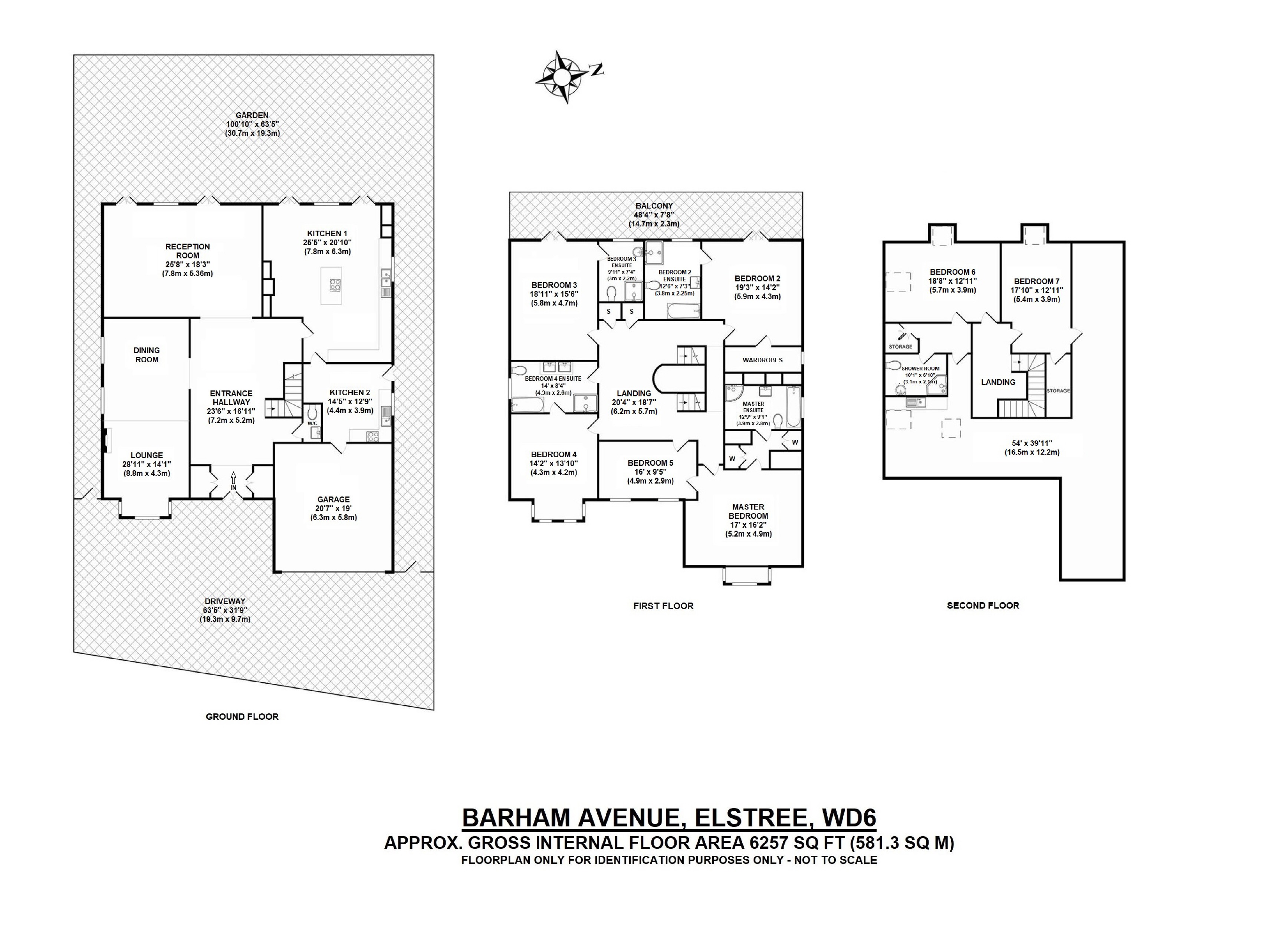 7 Bedrooms Detached house for sale in Barham Avenue, Elstree, Hertfordshire WD6