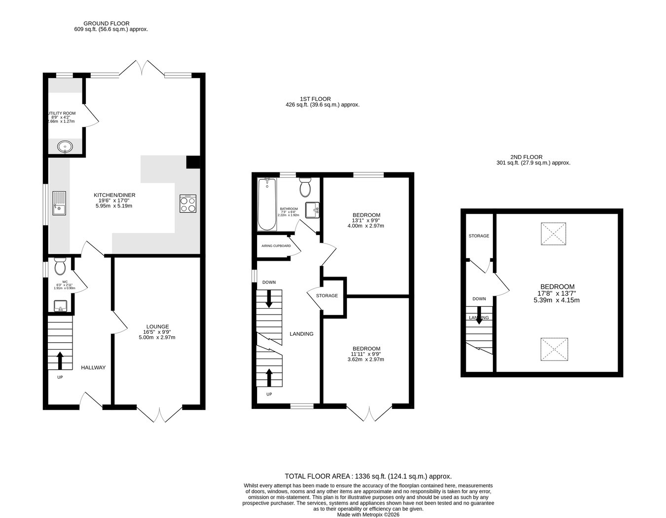 2, Hayston View, Haverfordwest floorplan
