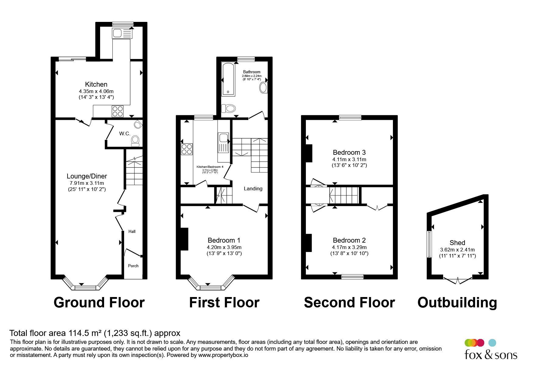 91, Lewes Road, Newhaven floorplan