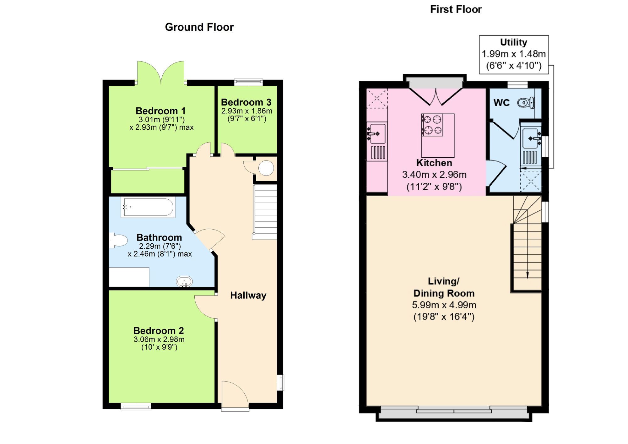 7 Maes Thornton, Ebbw Vale floorplan