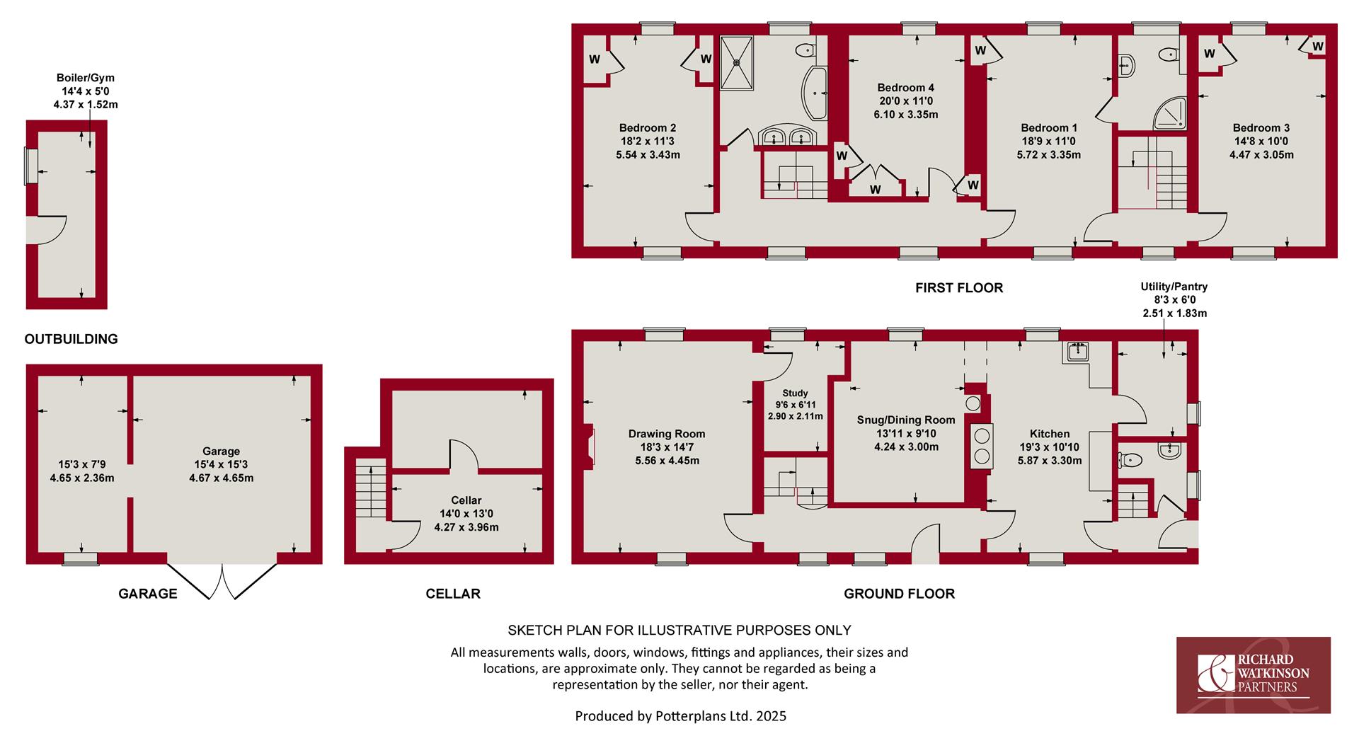 Gyesgarth, 3, Scalford Road, Eastwell floorplan