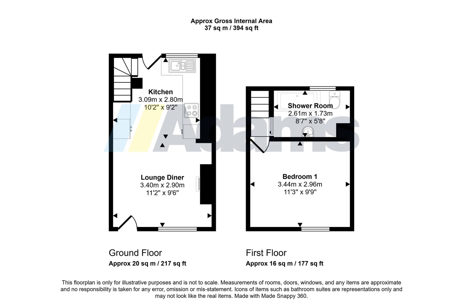 16, Castle Road, Runcorn floorplan