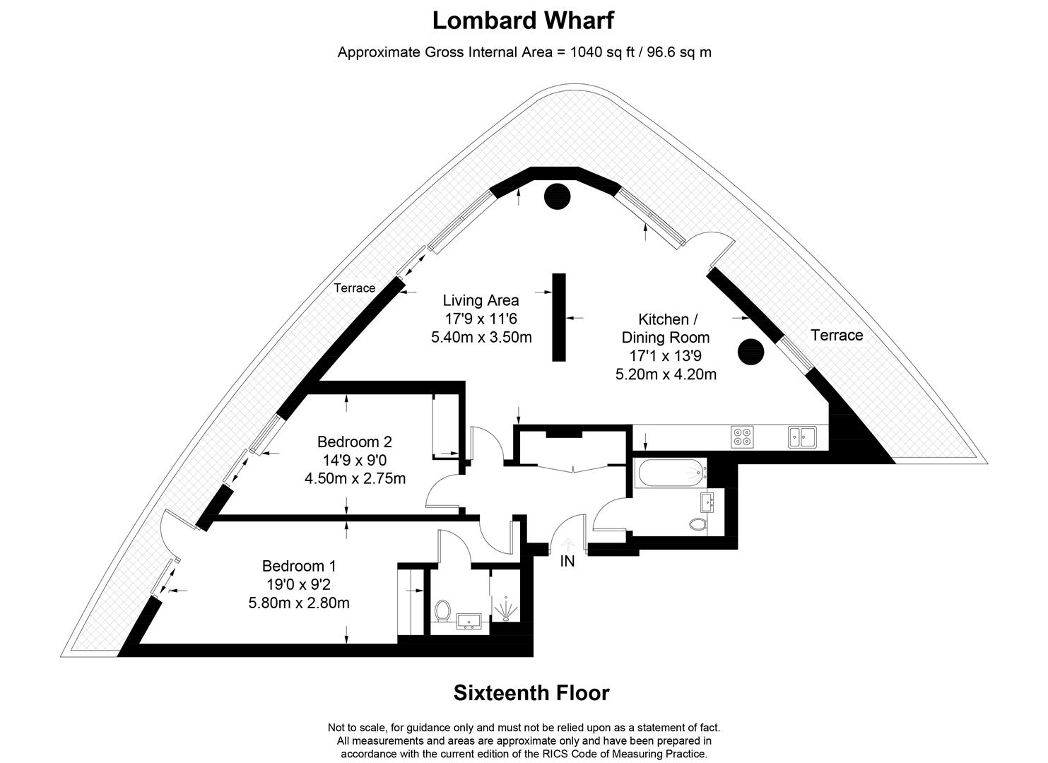 2 Bedrooms Flat to rent in Lombard Wharf, 12 Lombard Road, Battersea, Londom SW11