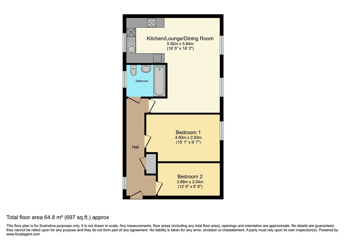 25, Beechcroft Court, Norwich floorplan