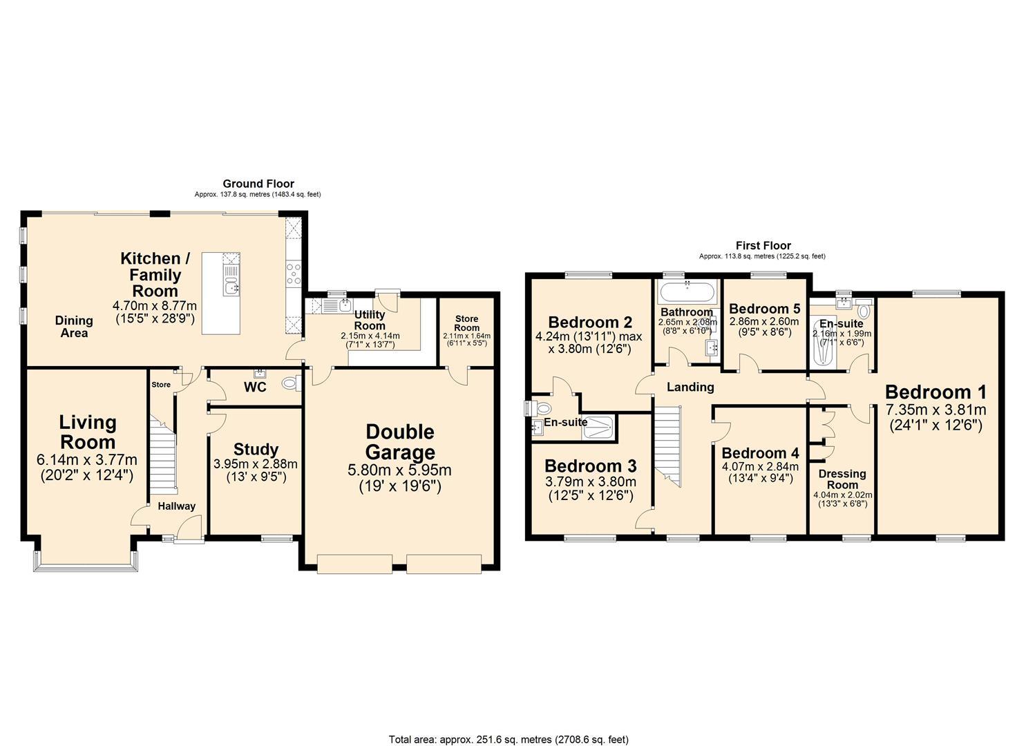 Barn View, Lower Pilsley, Chesterfield S45, 5 bedroom detached house