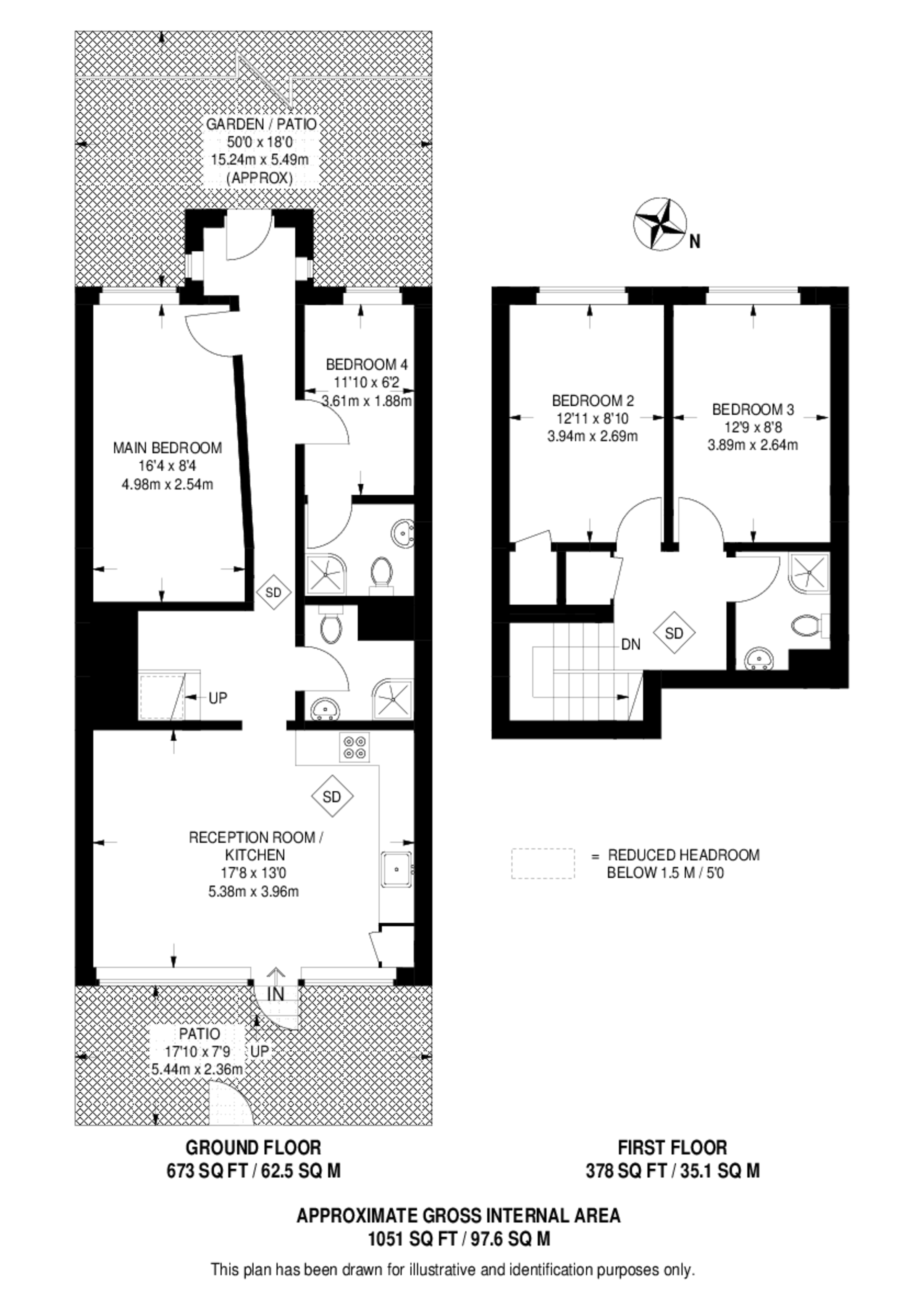 Aytoun Road, Brixton floorplan