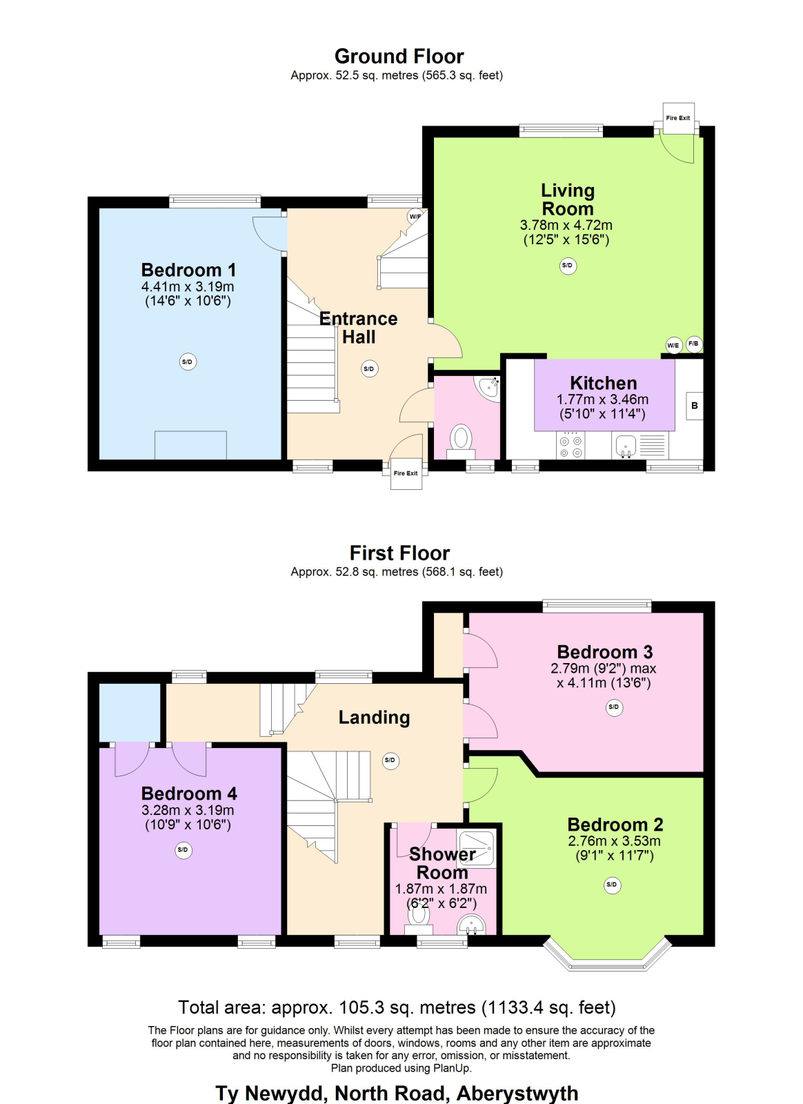North Road, Aberystwyth floorplan