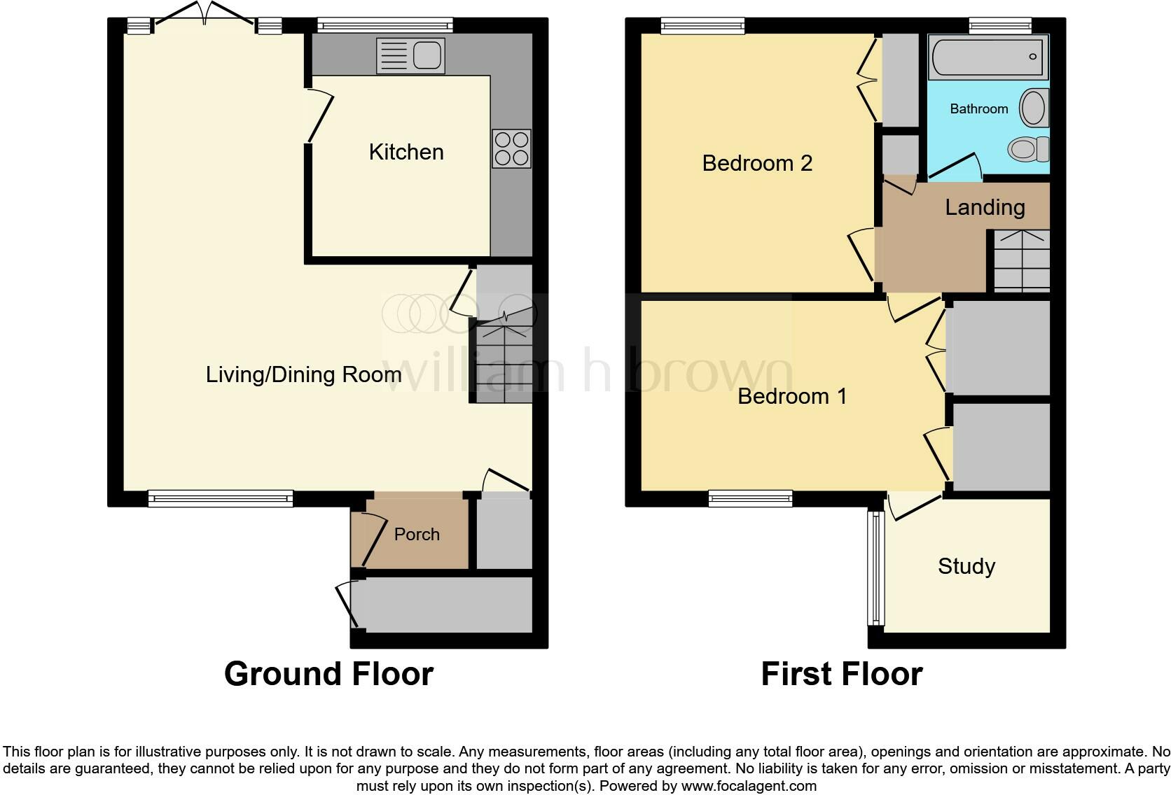 16, Elm Walk, Brandon floorplan