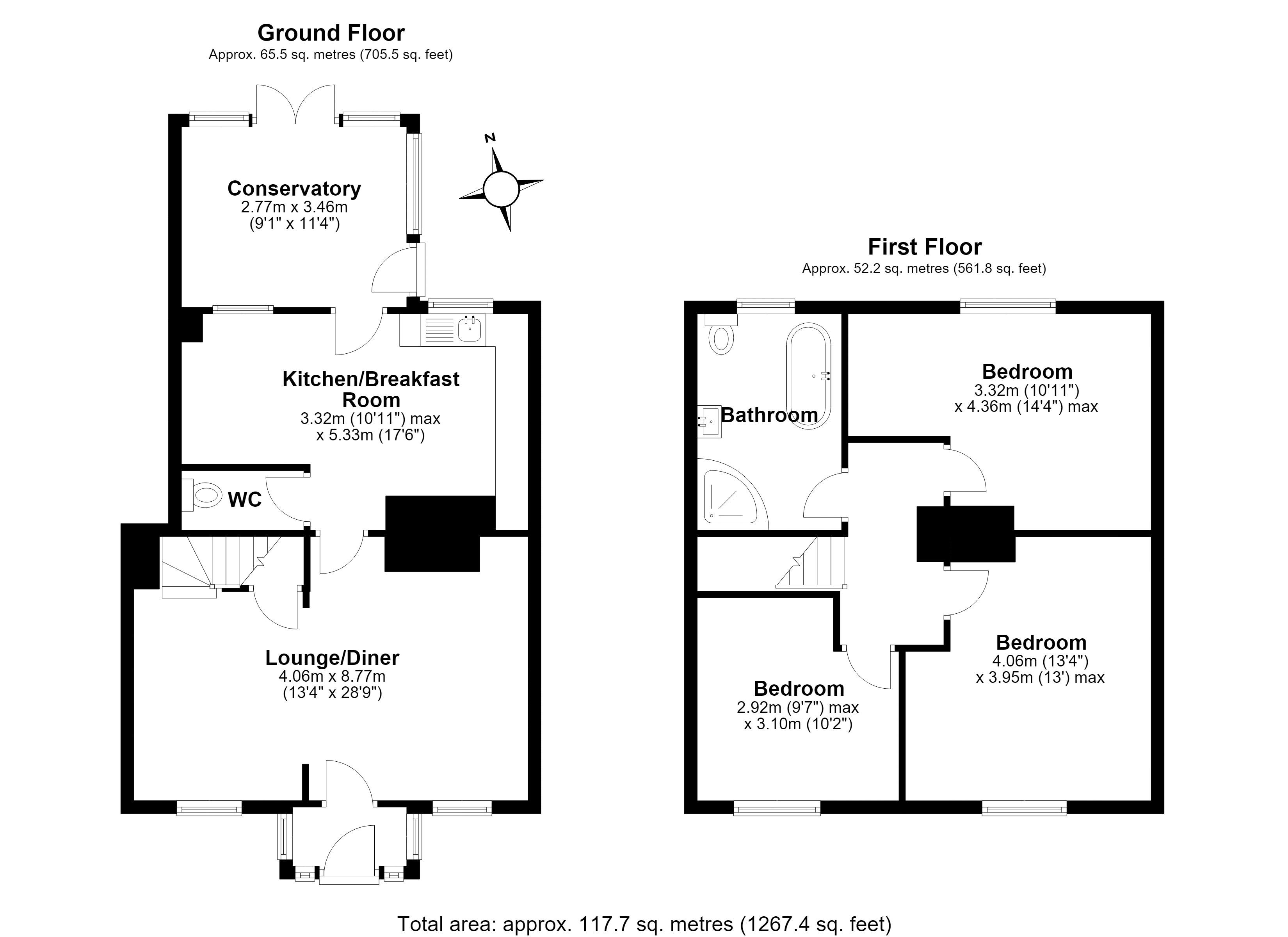 2, Cape Fold, Broseley floorplan