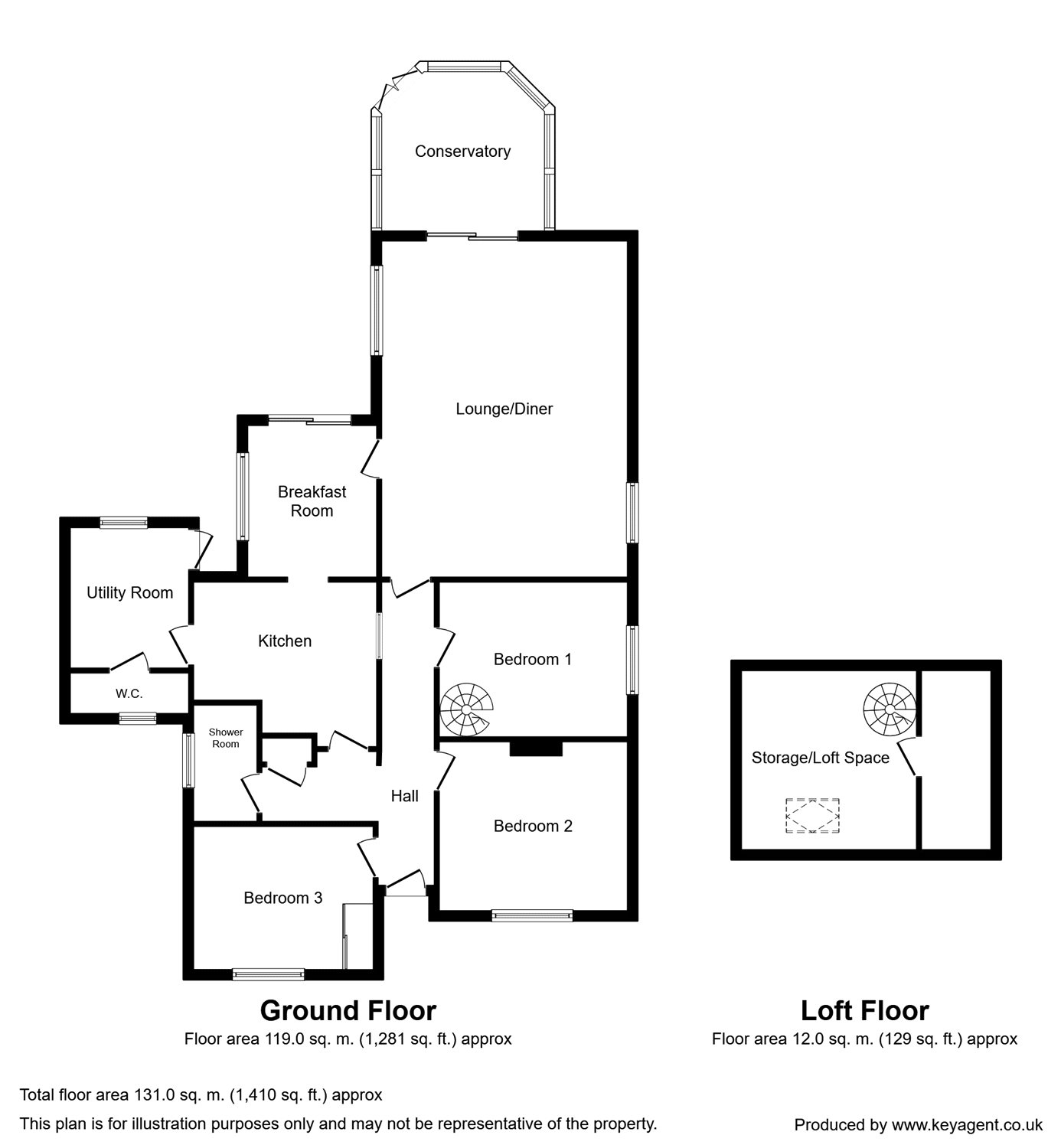 3 Bedrooms Detached bungalow for sale in Horsham, West Sussex RH12