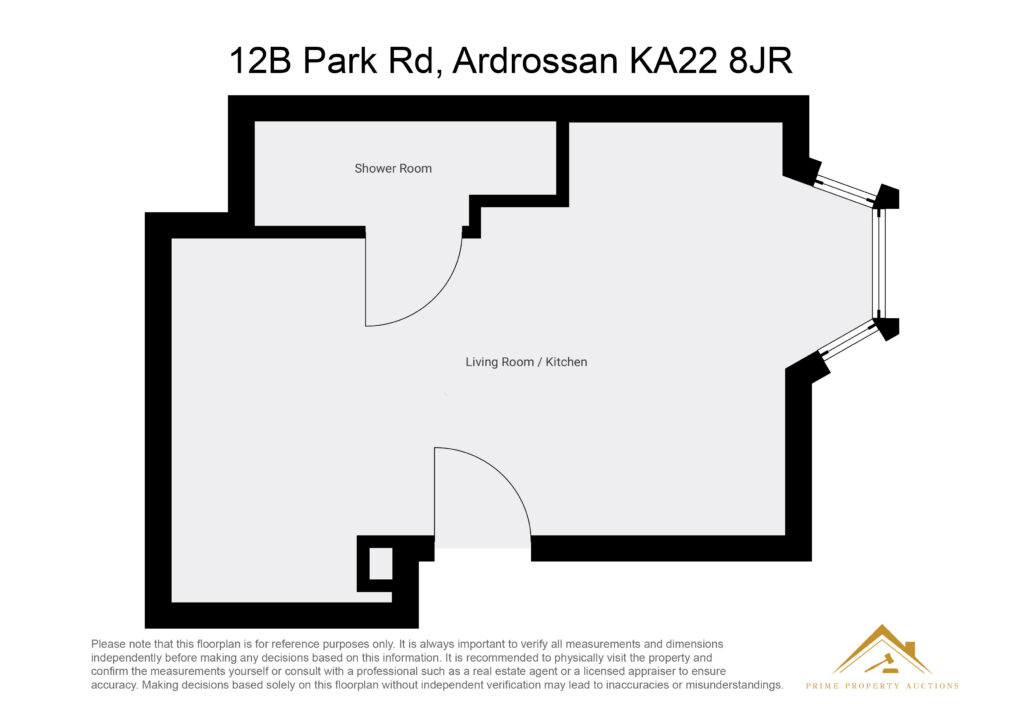 12B, Park Road, Ardrossan floorplan