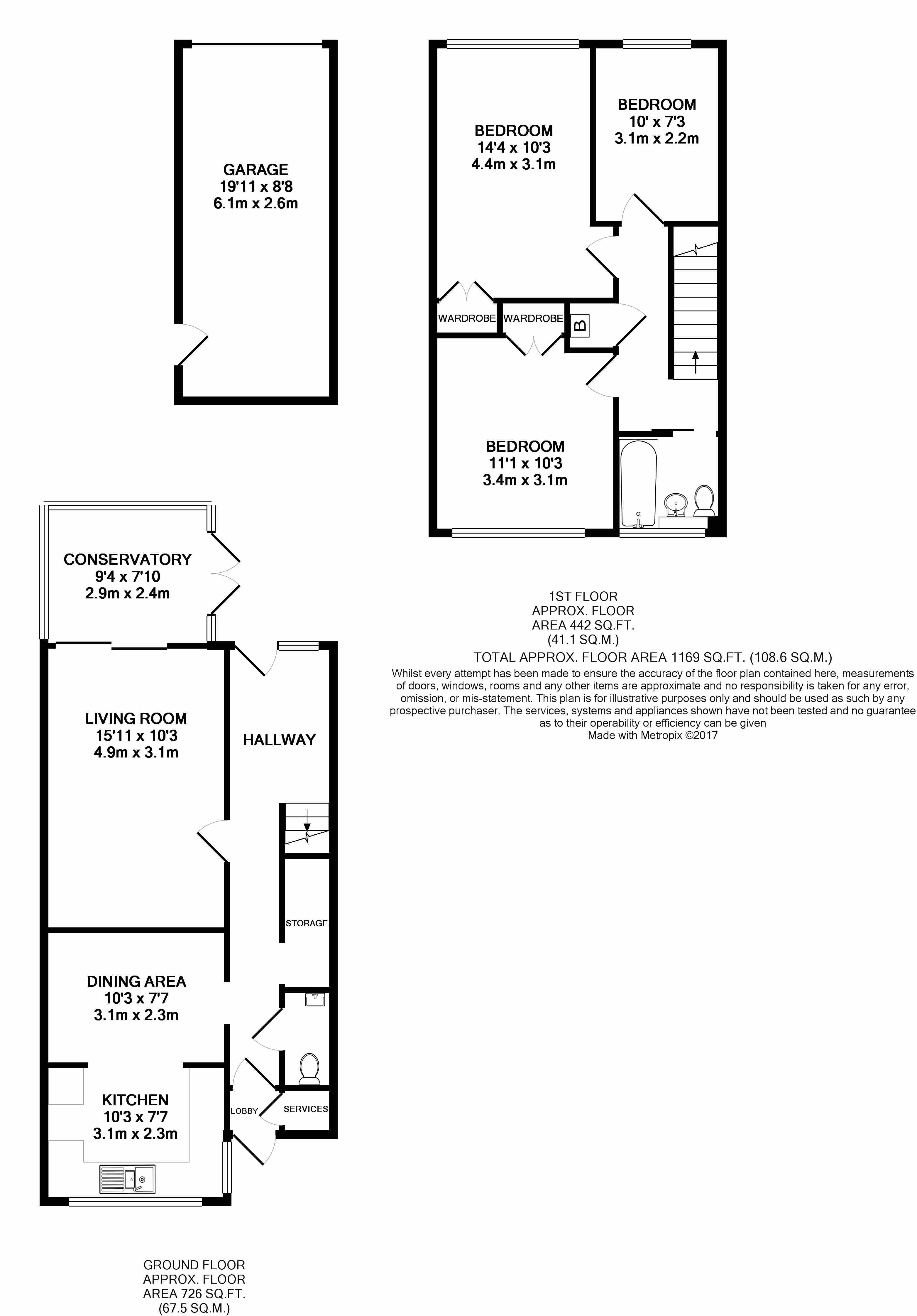 3 Bedrooms Terraced house to rent in Wantage, Woodside TF7