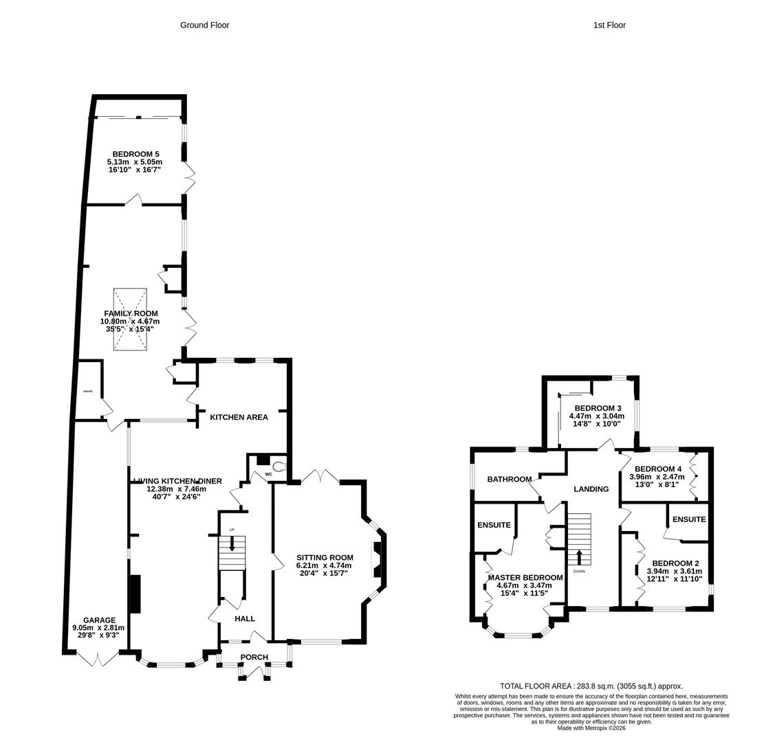 123, Hermitage Road, Altrincham floorplan