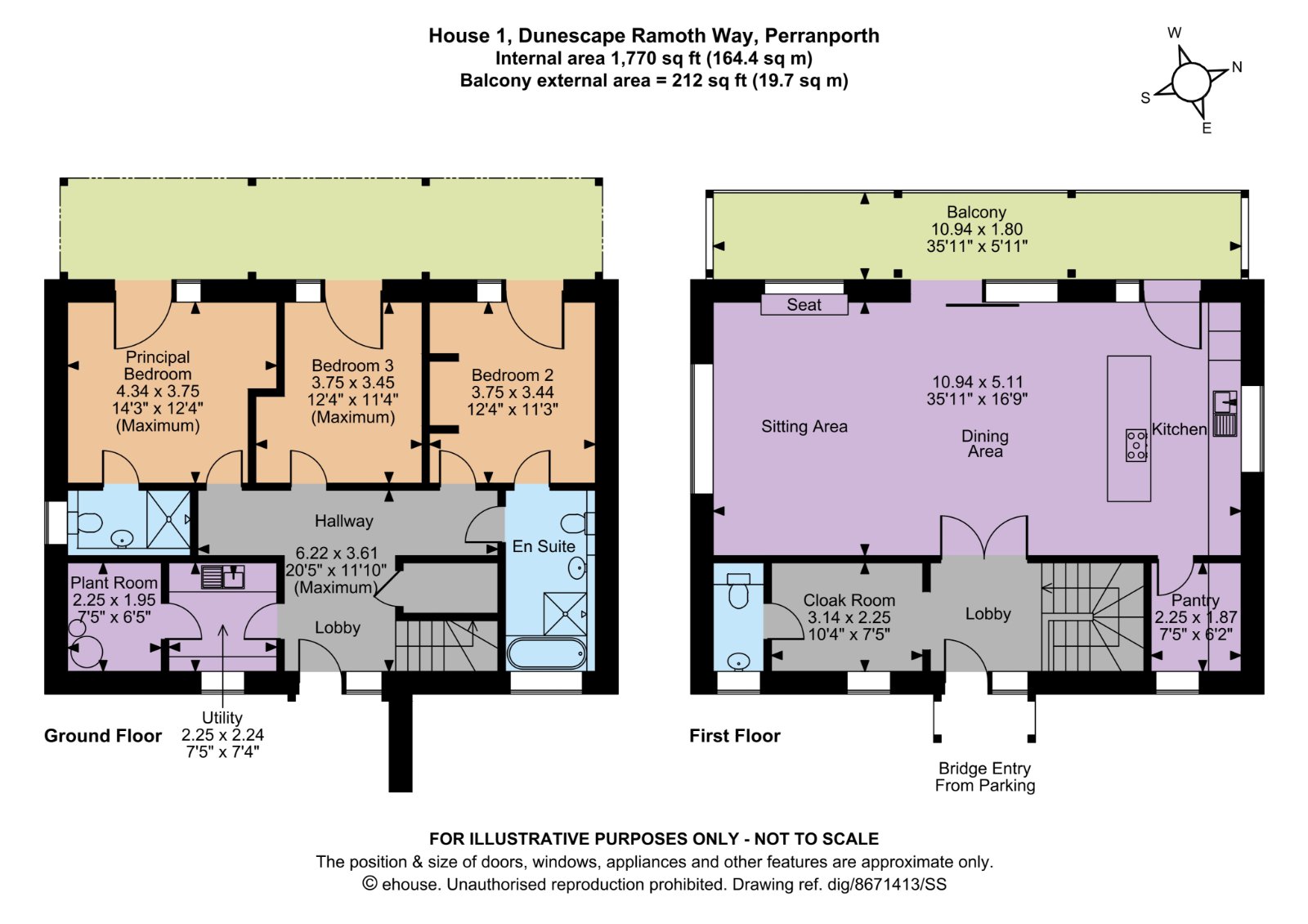 Dunescape Plot 1,, Ramoth Way, Cornwall floorplan