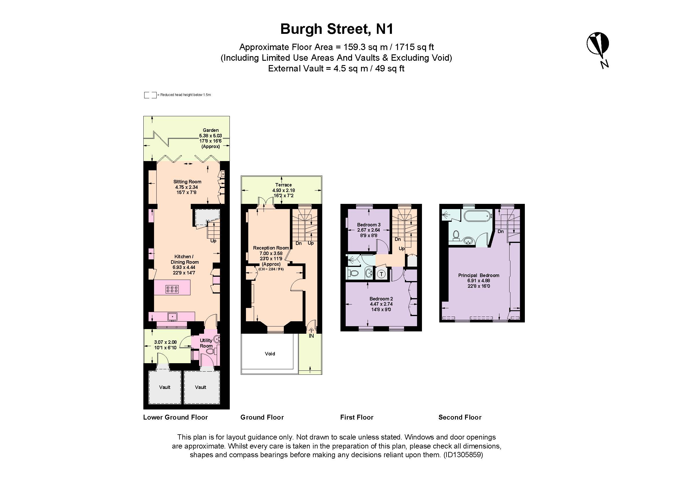 1, Burgh Street, London floorplan