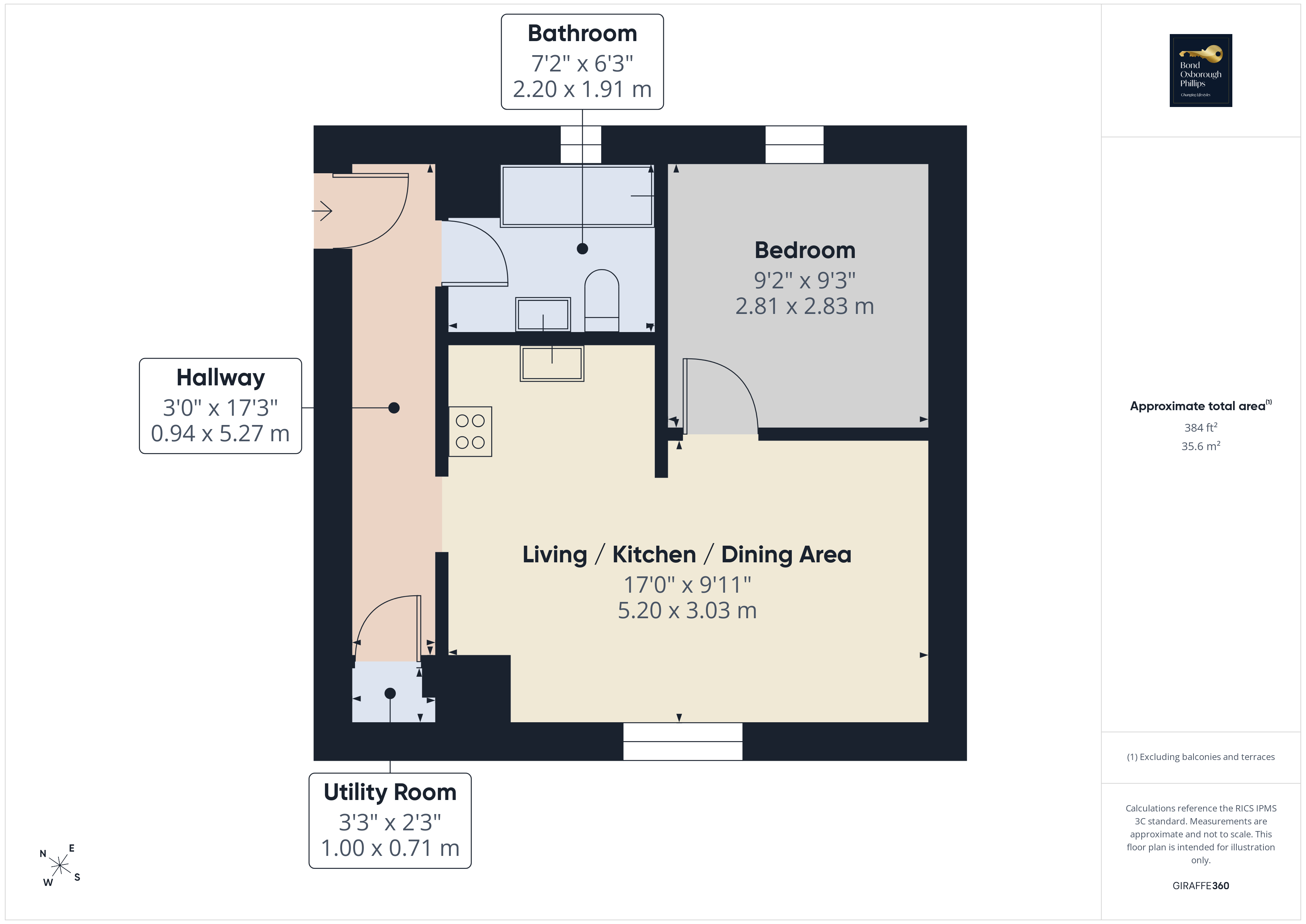 Flat 5, 10, Molesworth Street, Cornwall floorplan
