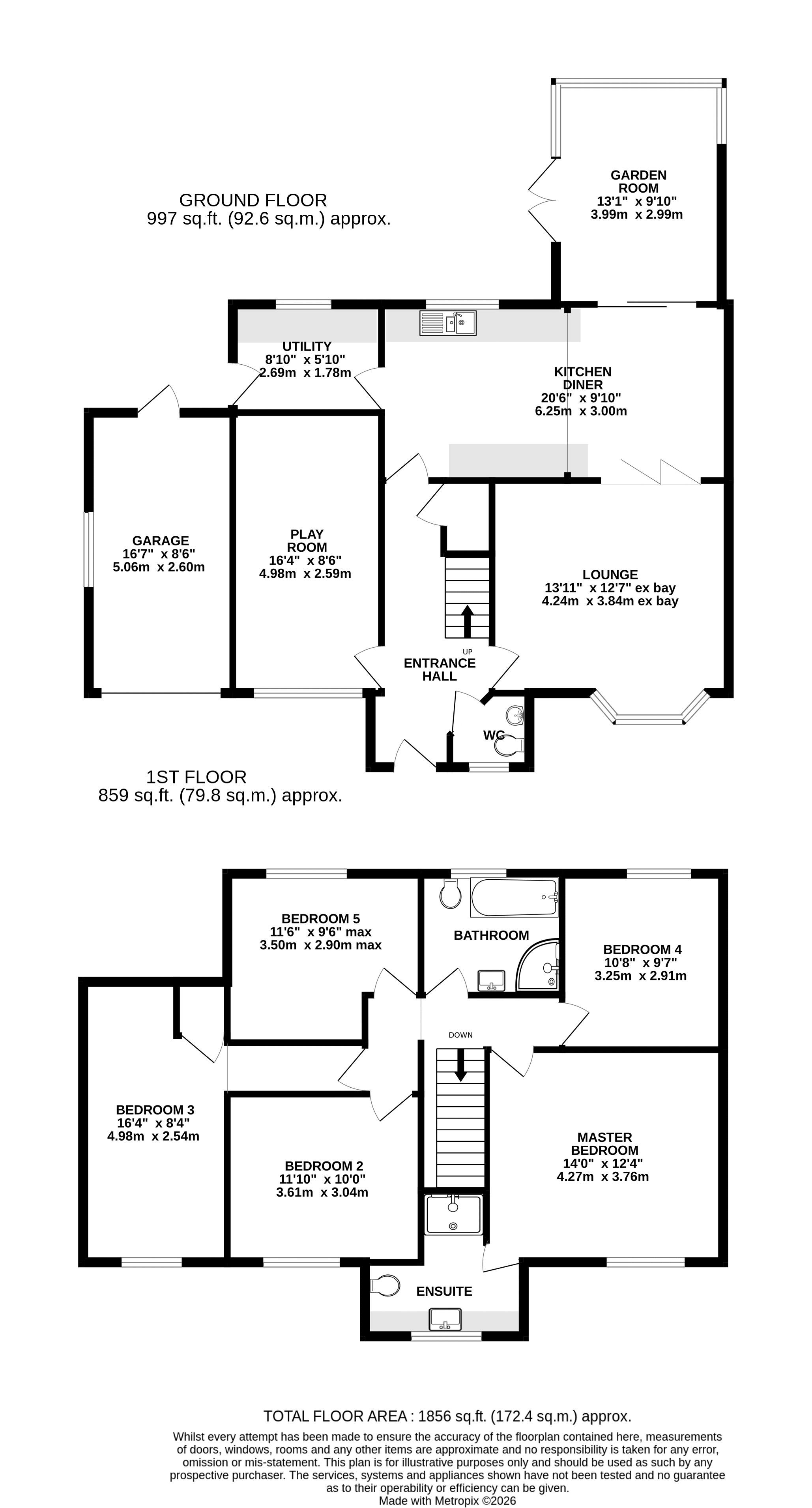 58, Lady Meers Road, Lincoln floorplan