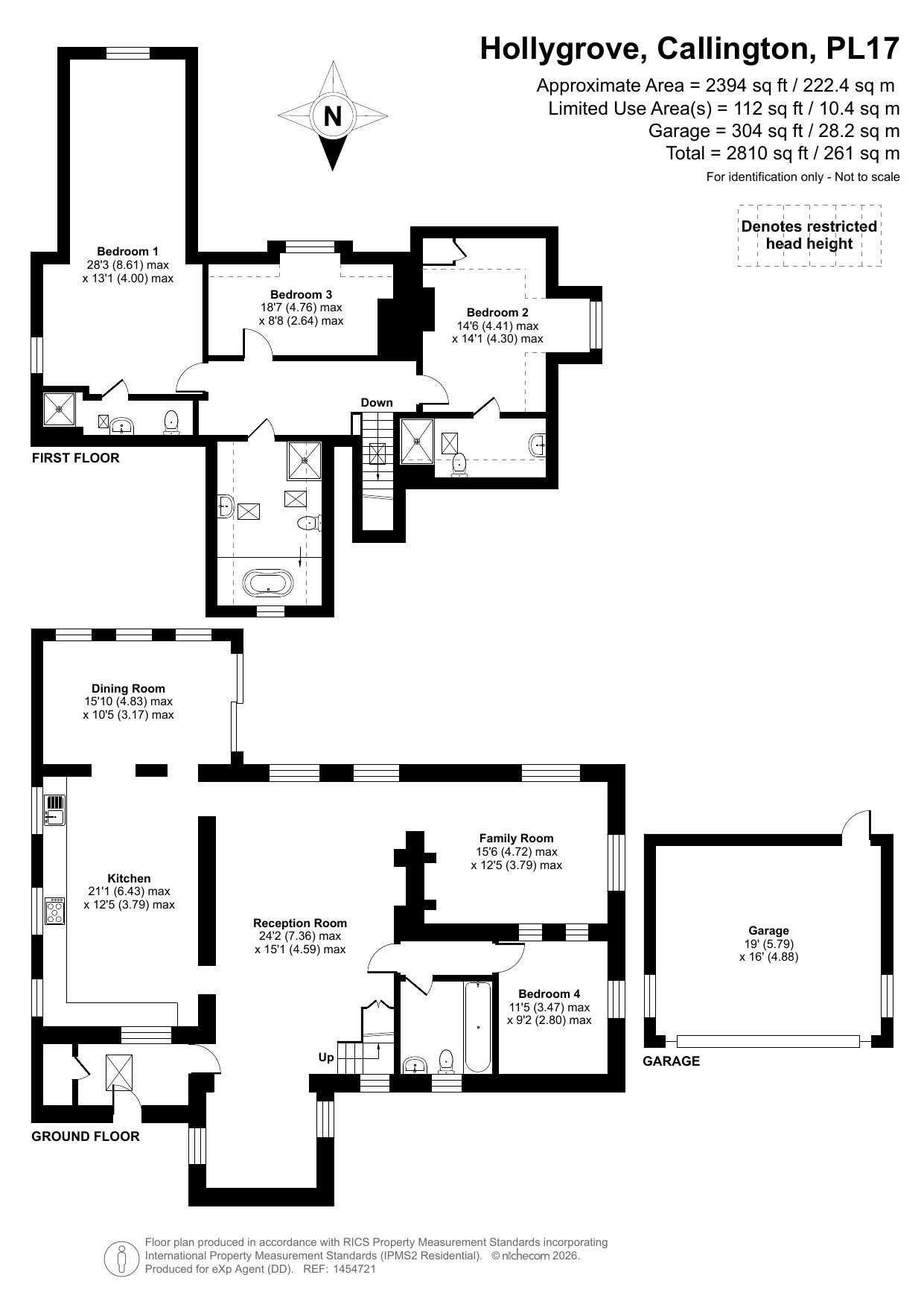 Hollygrove, Stoke Climsland, Callington floorplan