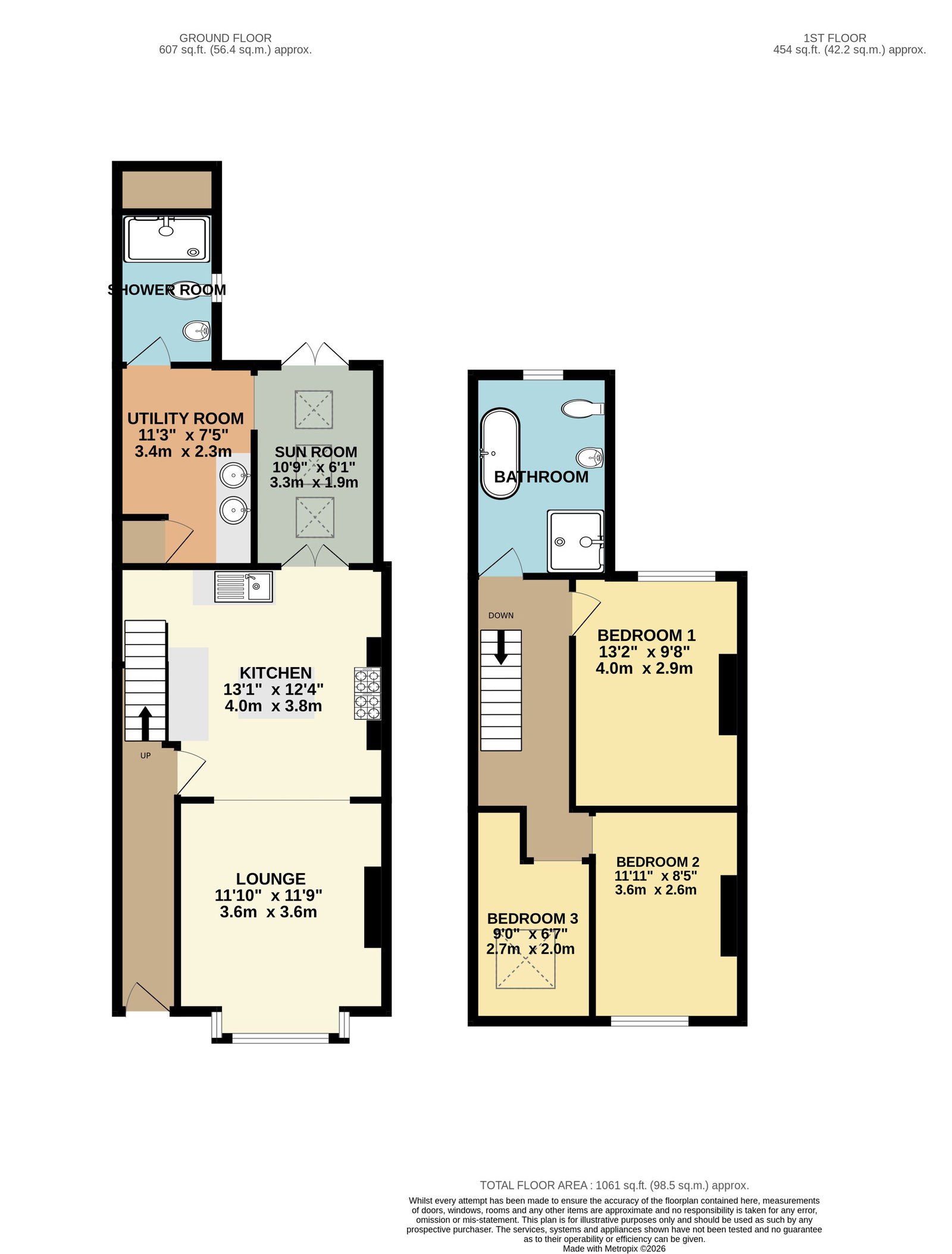 10, Strensall Road, York floorplan