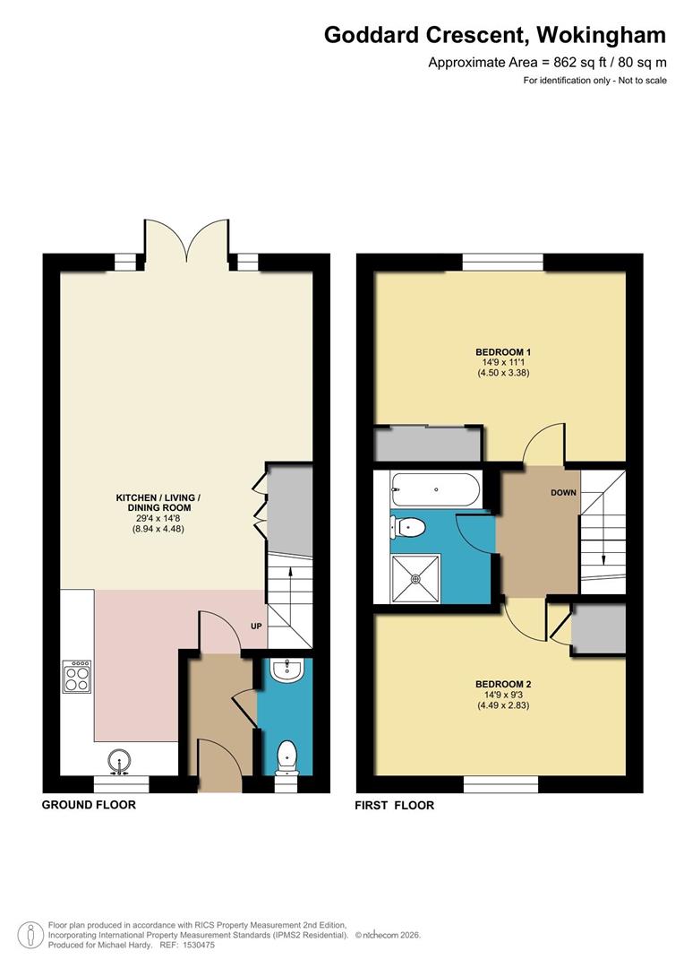 Goddard Crescent, Wokingham floorplan
