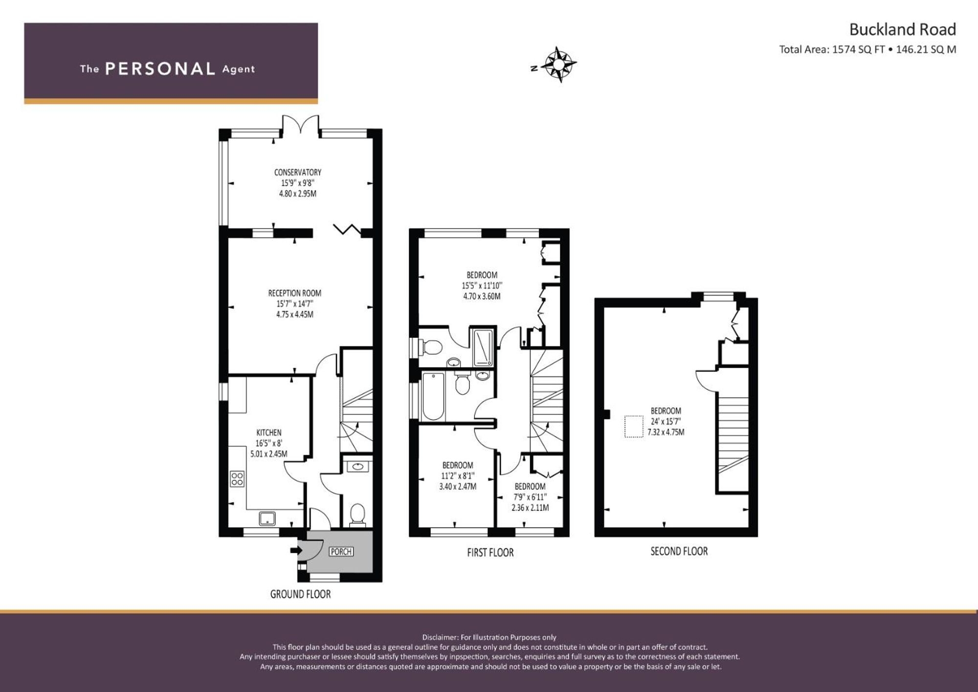 83 Buckland Road, Tadworth floorplan
