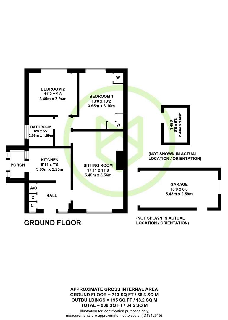 87, Ringwood Drive, North Baddesley floorplan