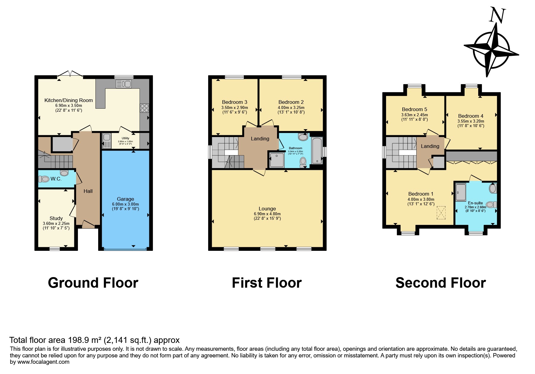 5, Ryeback Close, Burton-on-trent floorplan