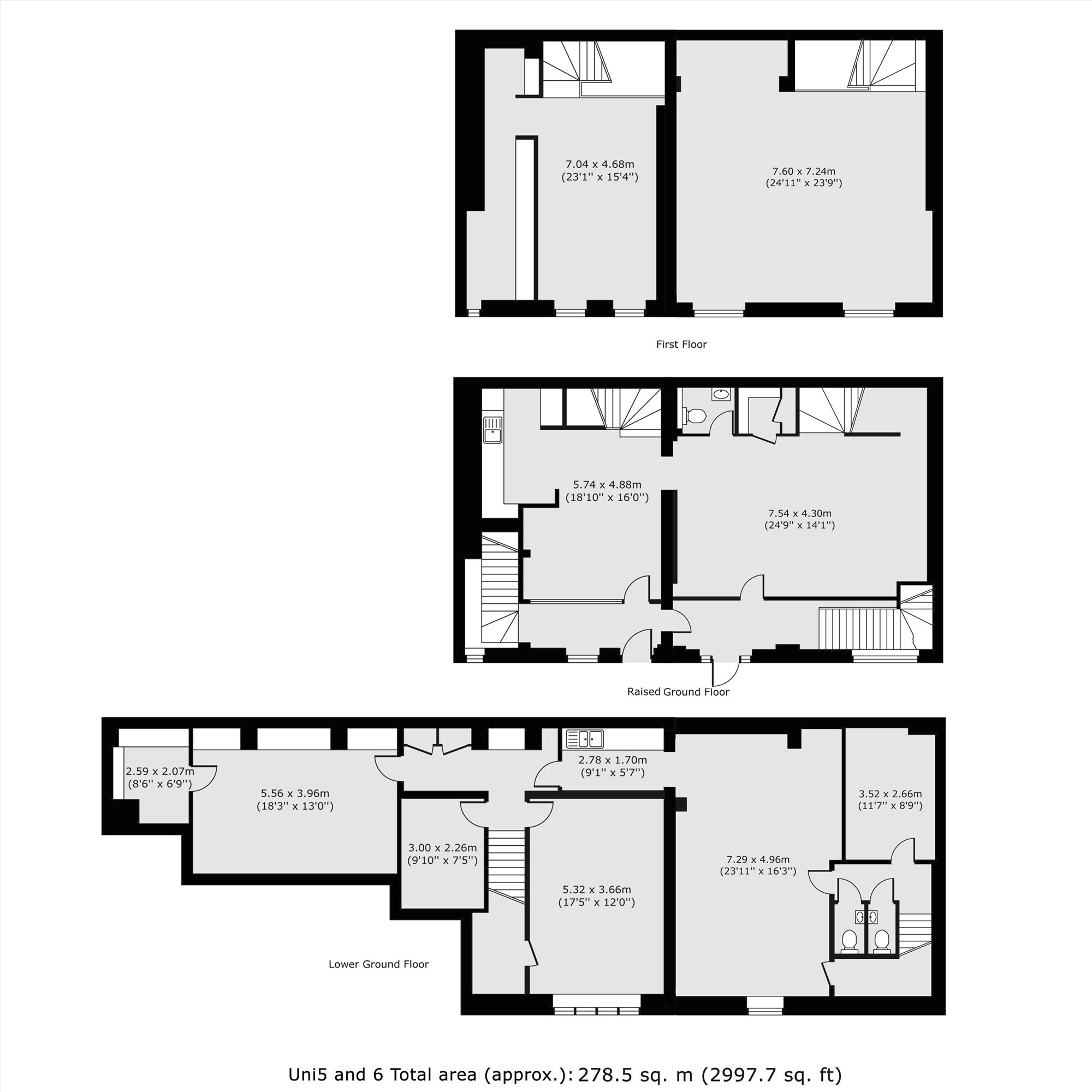 Unit 5 And 6, Lagare, 51, Surrey Row, London floorplan