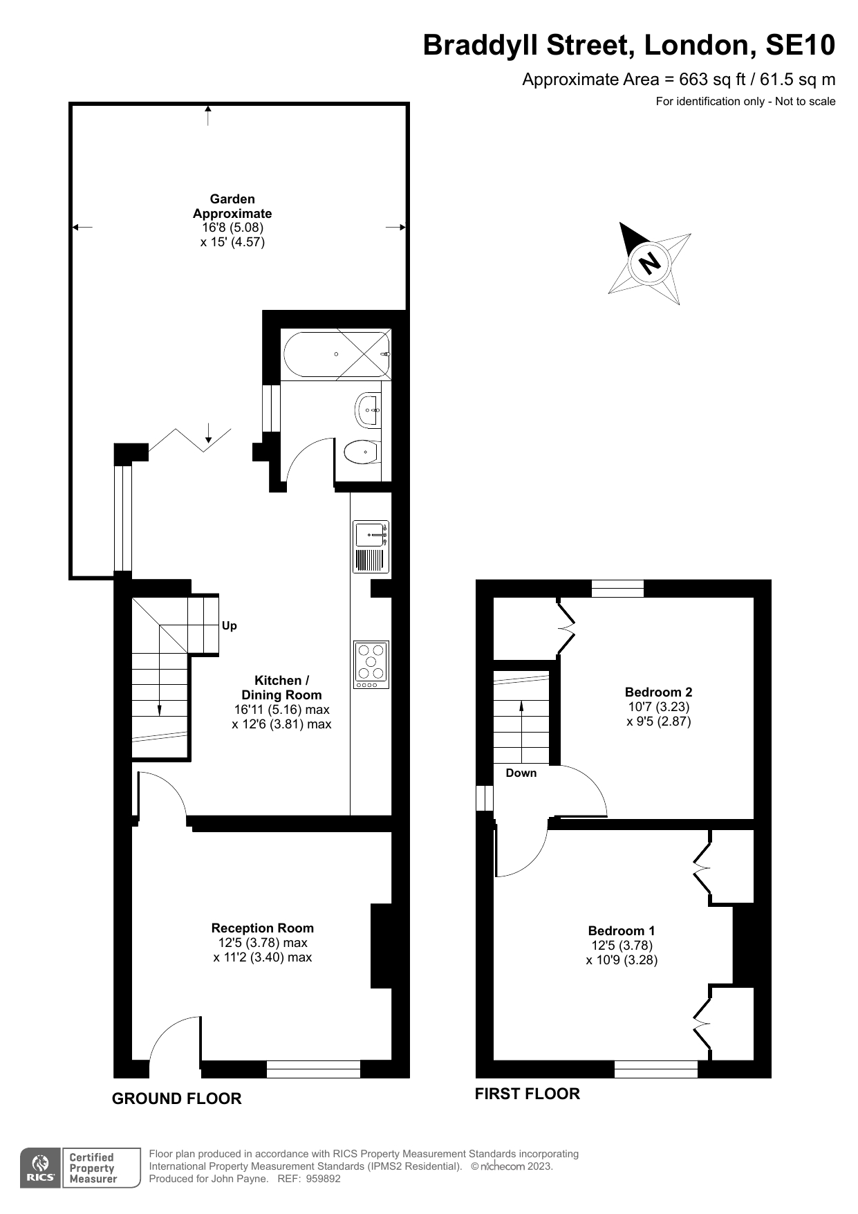 27, Braddyll Street, London floorplan