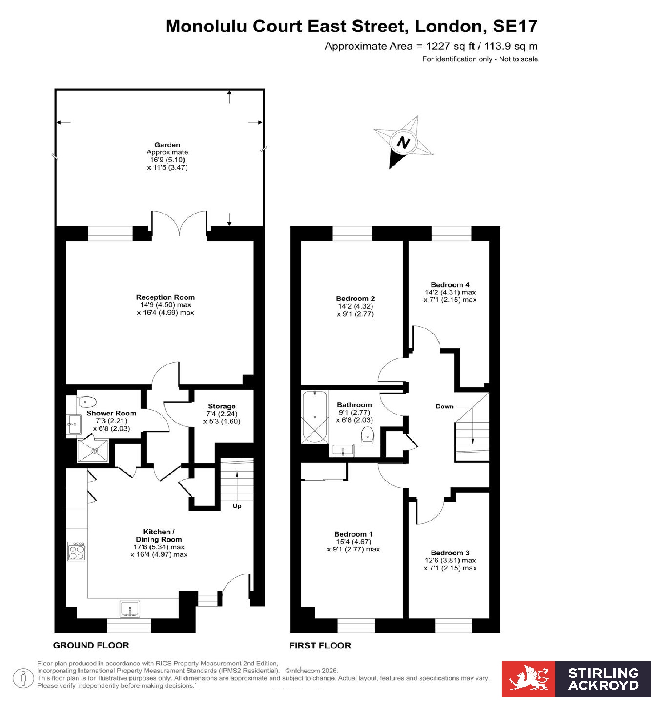 Flat 3, Monolulu Court,, East Street, London floorplan