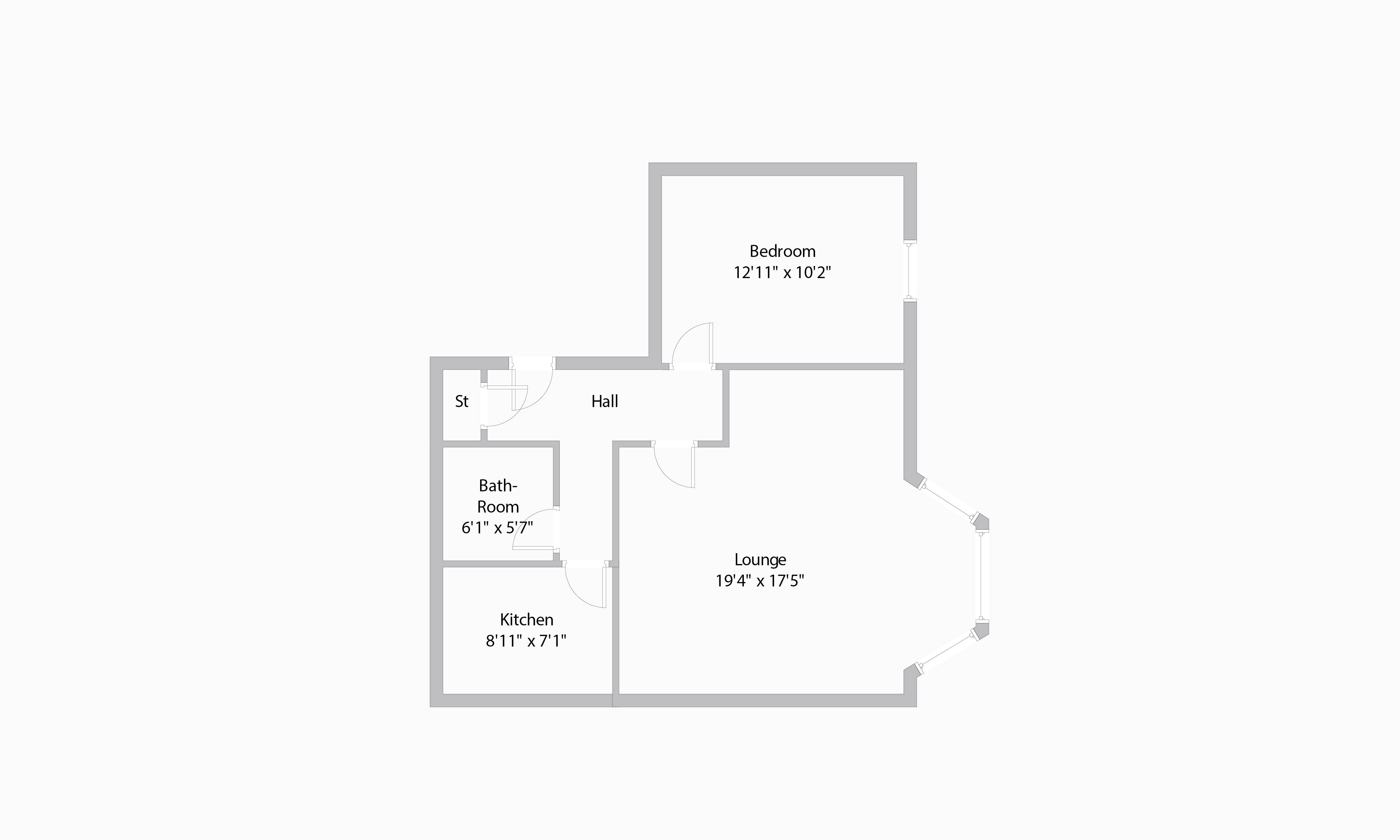 1 Bedrooms Flat for sale in Belhaven Terrace, Flat 1/1, Dowanhill, Glasgow G12