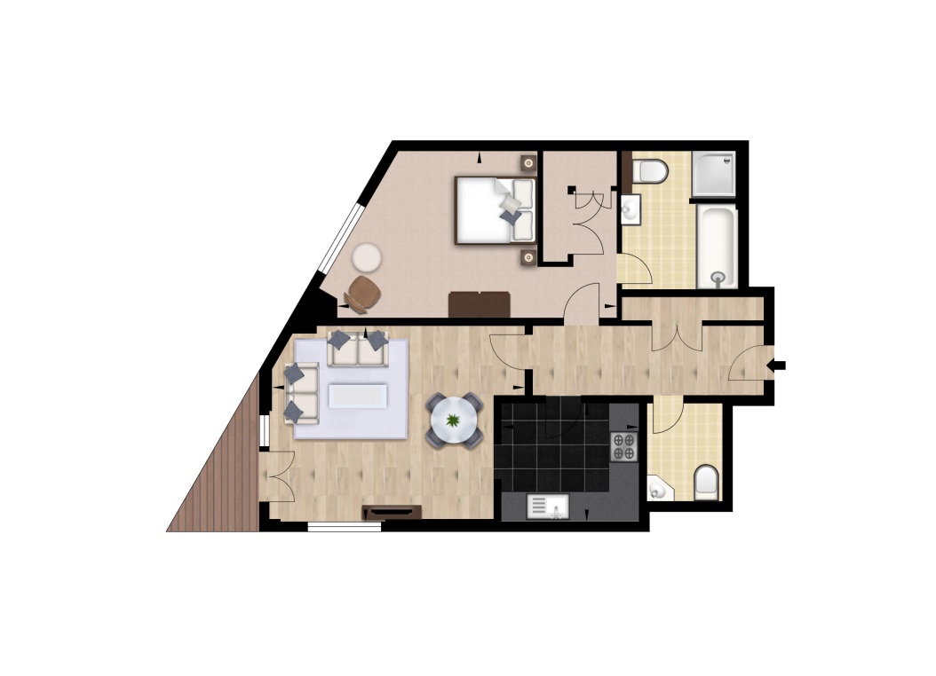 Apartment 14 Circus Apartments 39, Westferry Circus, London floorplan